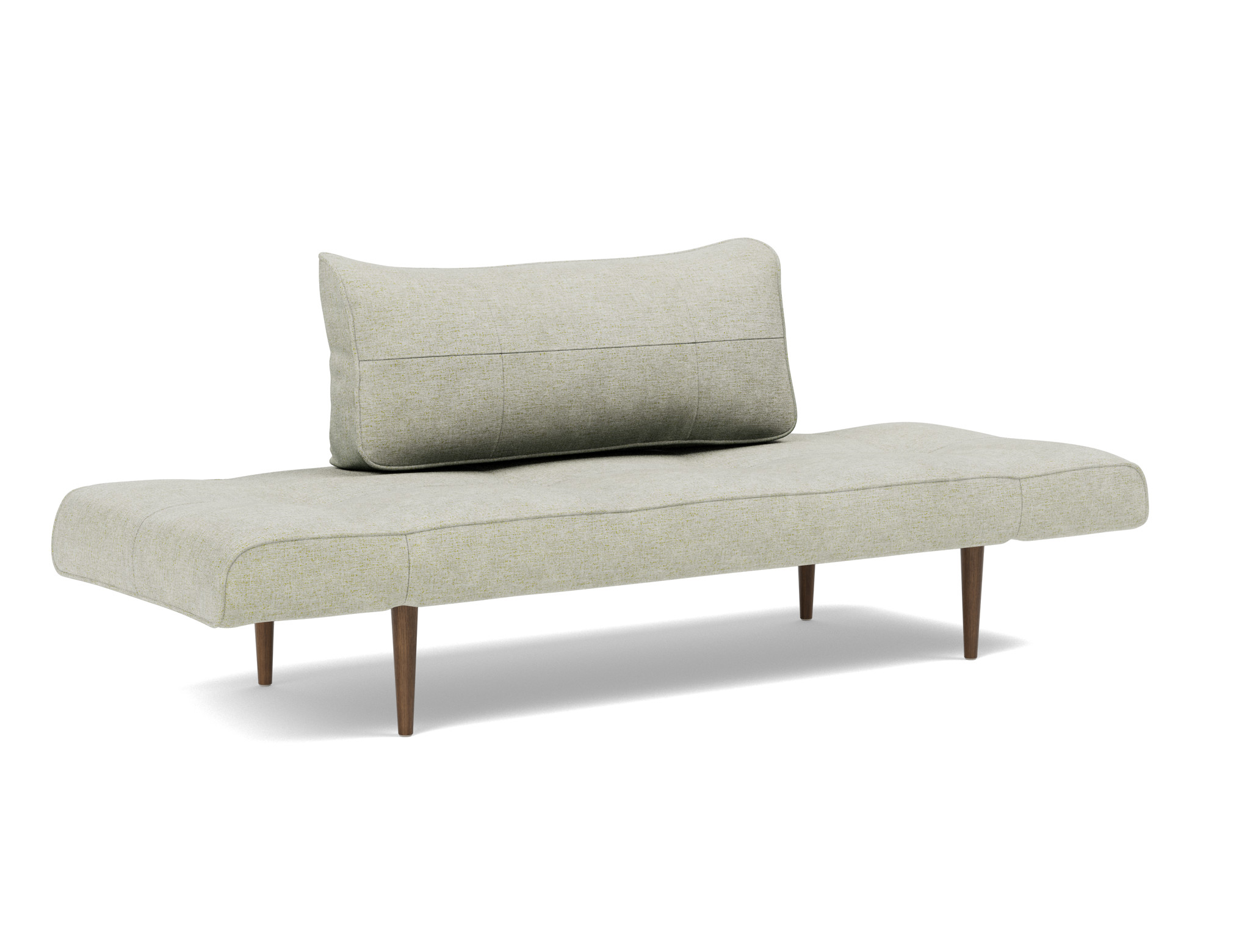 Tagesbett Zeal Flachgewebe Avella 280-Sand Beine Styletto Eiche dunkel