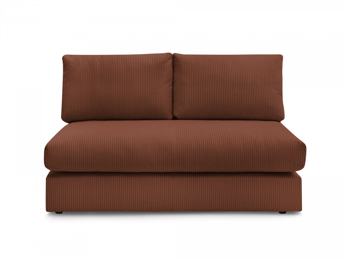 Bobochic Paris Sofamodul 2-Sitzer Cordsamt Orange