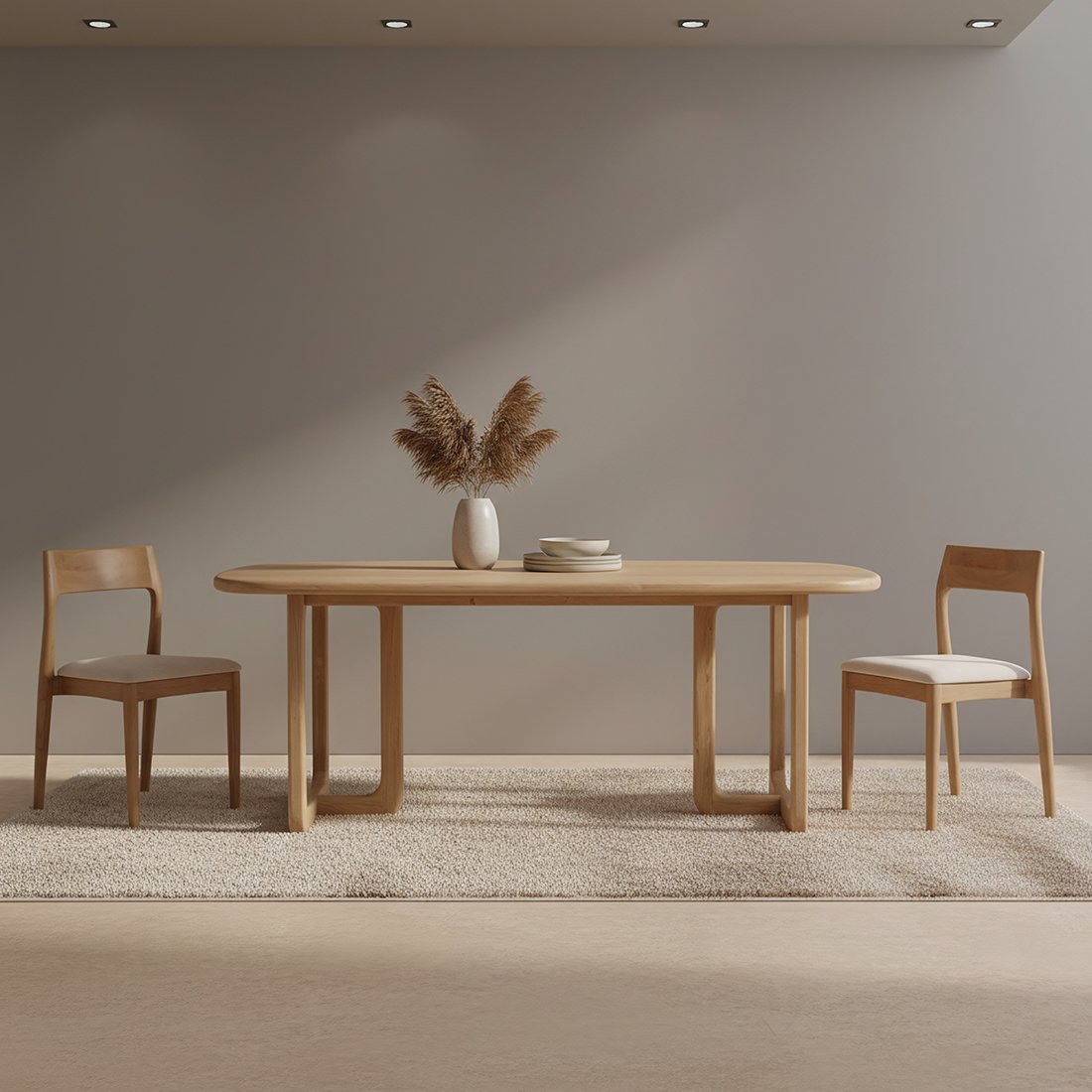 Raw Materials Invierno Esstisch aus Teakholz 200cm
