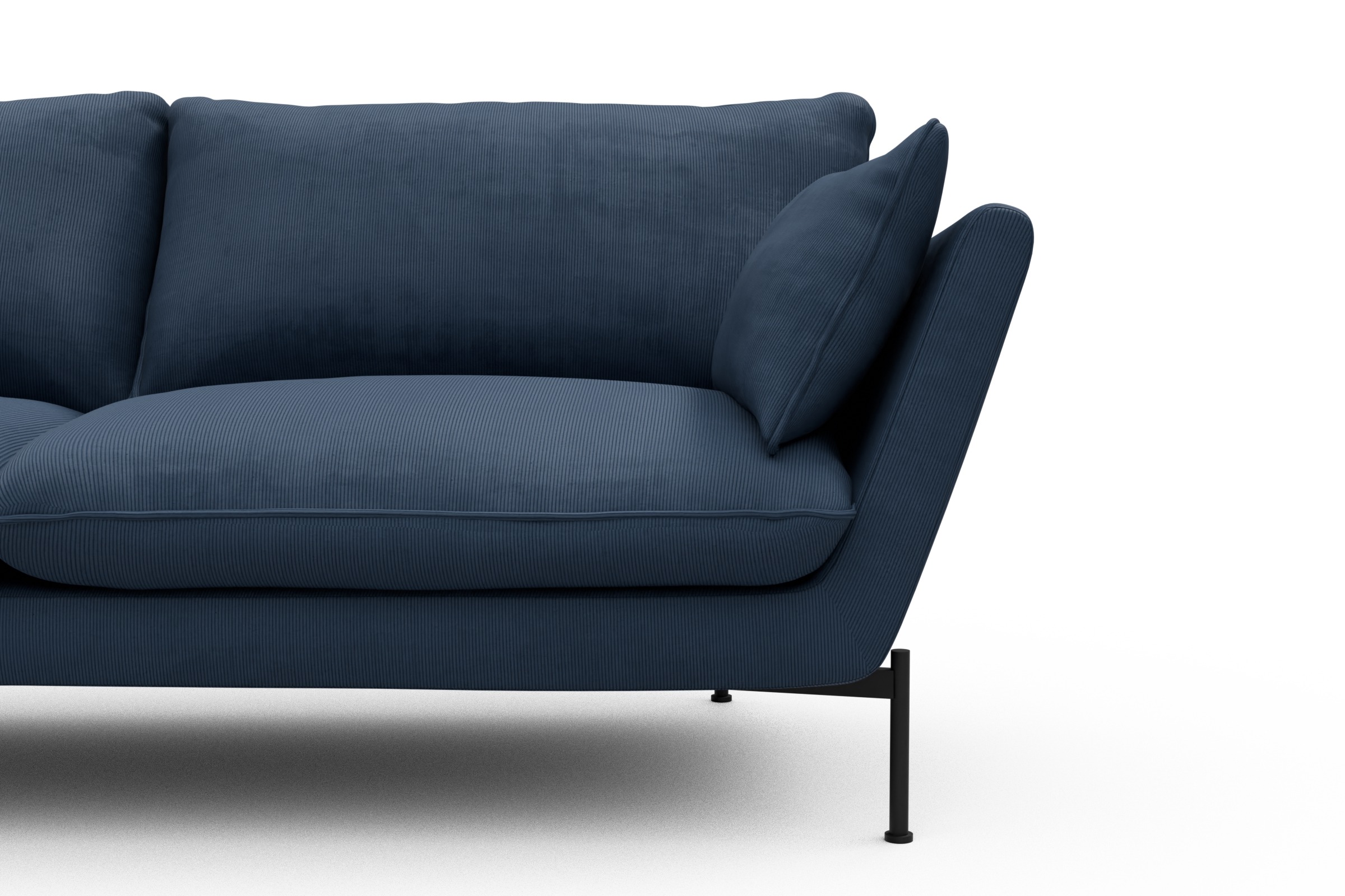 Sofa Anton 2-Sitzer Cordufine-Royal-Blue