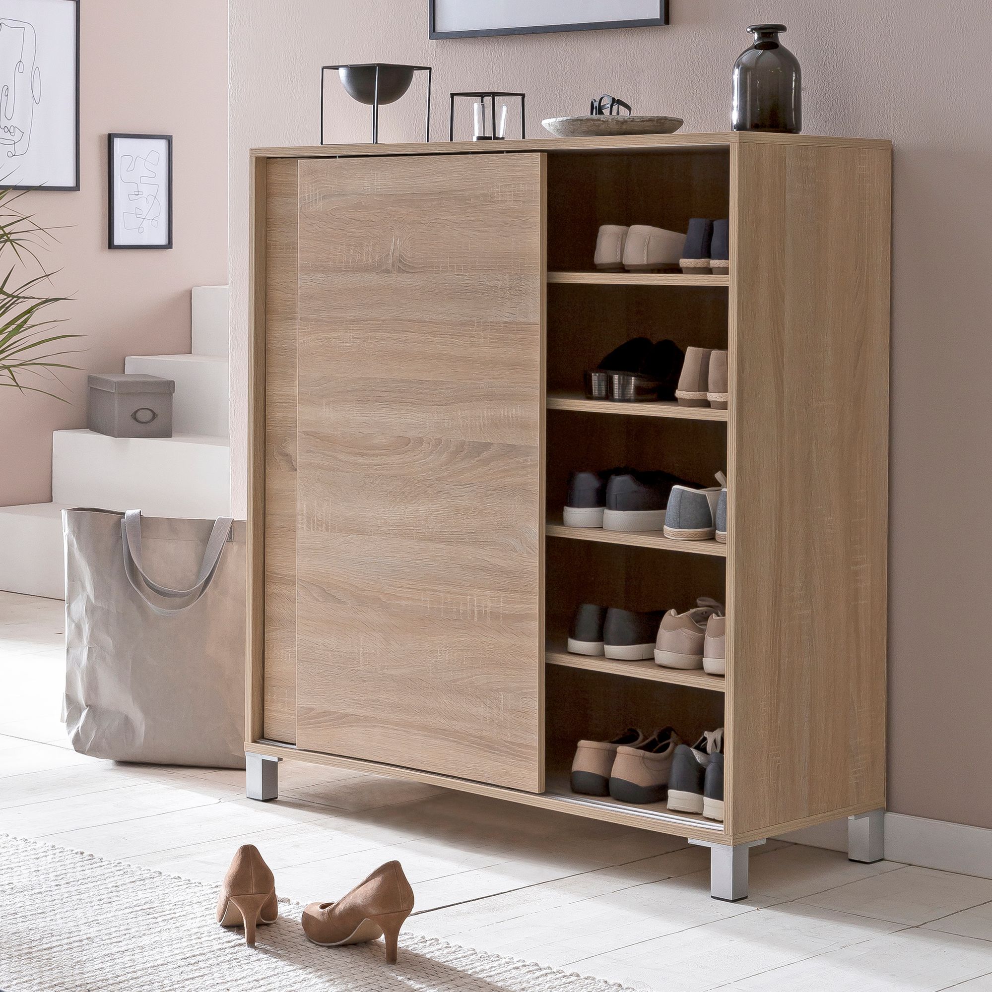 Schuhschrank Finstad Braun 100 × 37,5 × 108 cm
