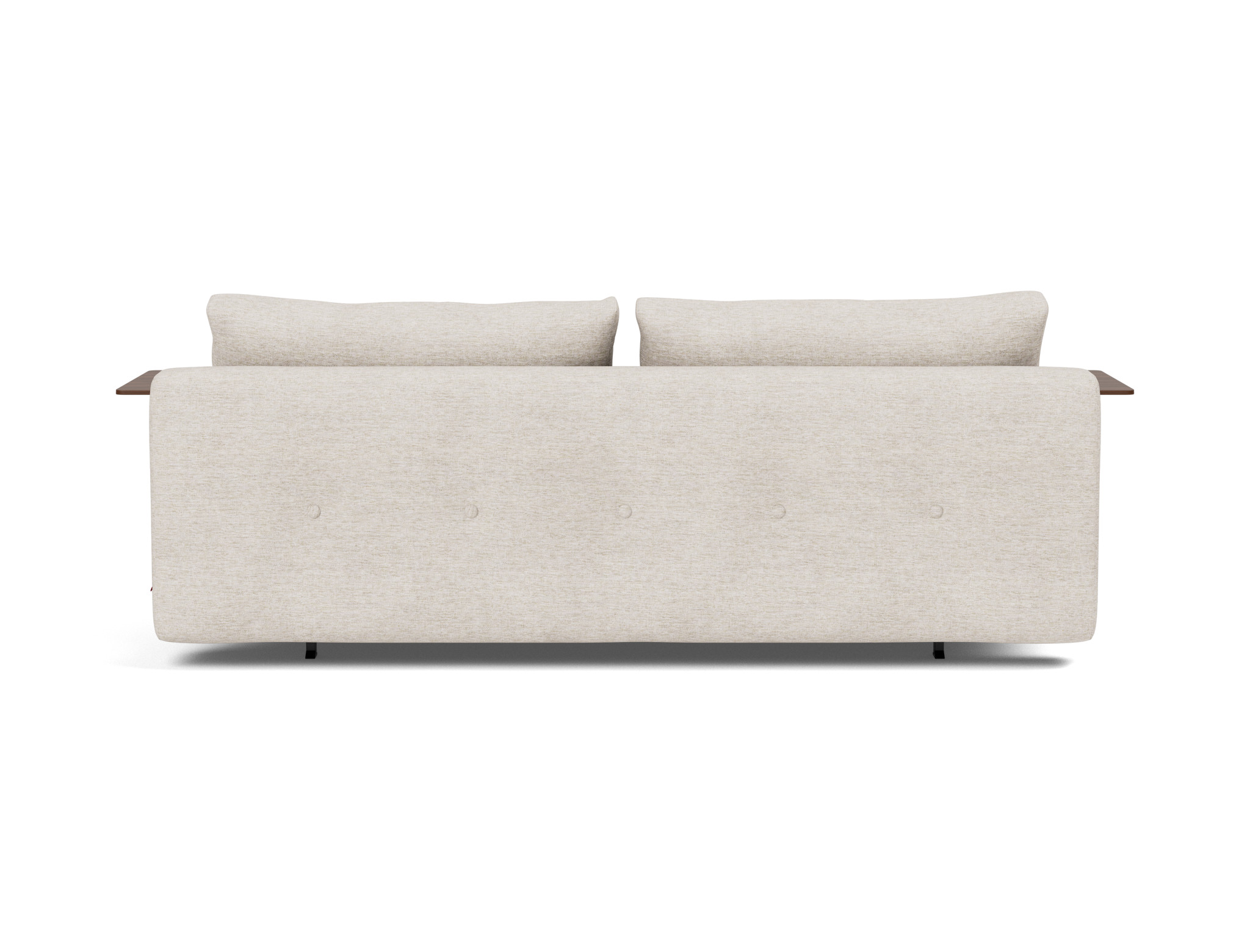 Schlafsofa Recast mit Armlehnen Chenille Yuveno 470-Natural