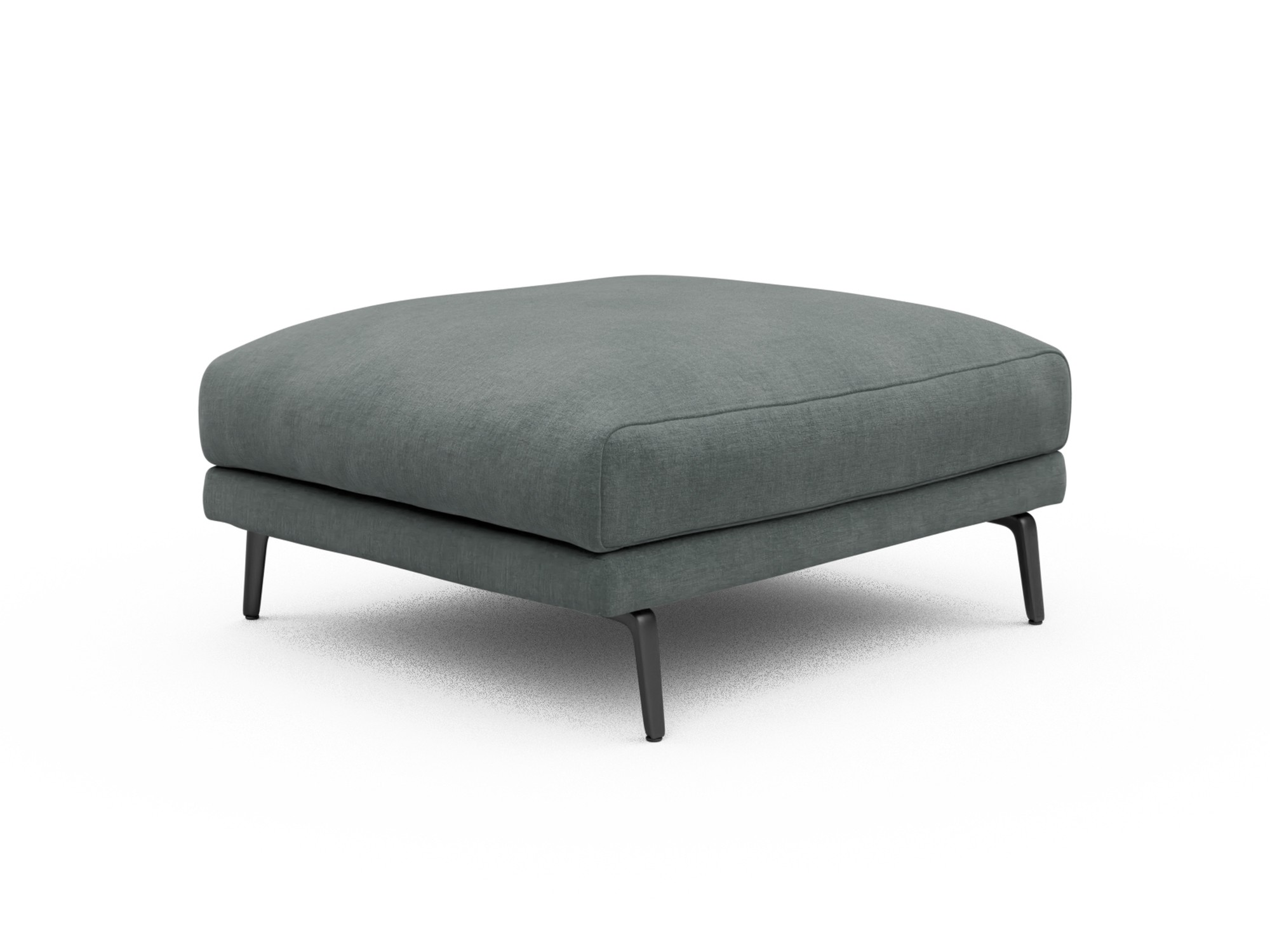 Skandi Home Ottomane Karl Smooth-Silver-Grey moebelfaktor