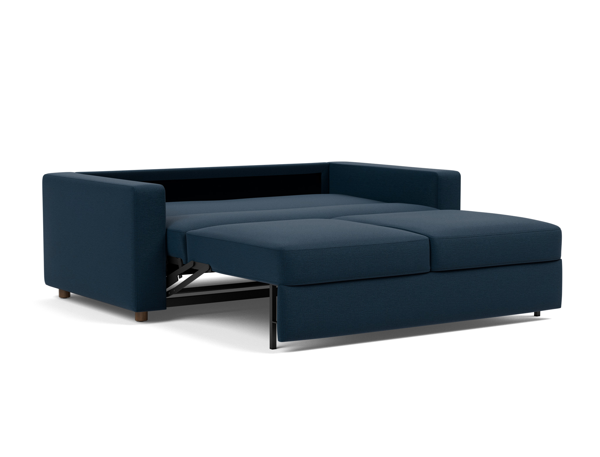 Schlafsofa Neah mit Standard-Armlehnen 160 Flachgewebe Mixed Dance 528-Blue