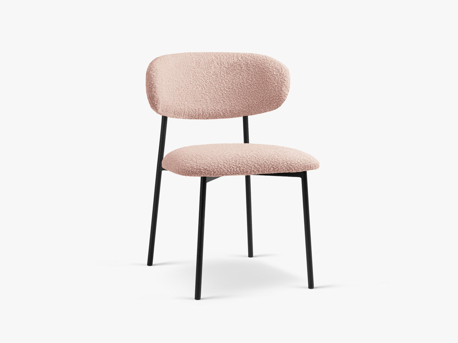 Micadoni Stuhl Nina Boucle Baloo Puderrosa