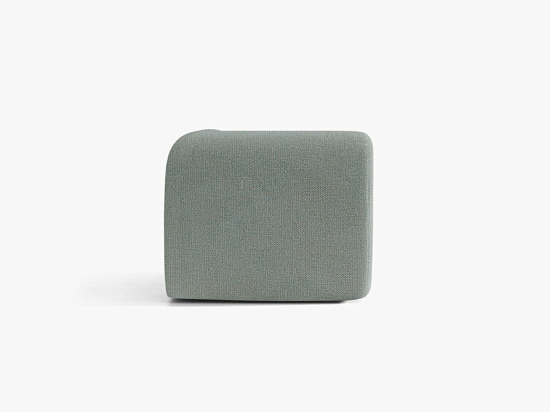 Micadoni Neo Eckmodul Chenille SILENCIO Gedämpftes Blau