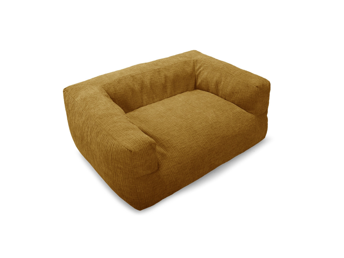 Bobochic Salto Hundekorb Strukturstoff Gelb, Größe M (80 cm)