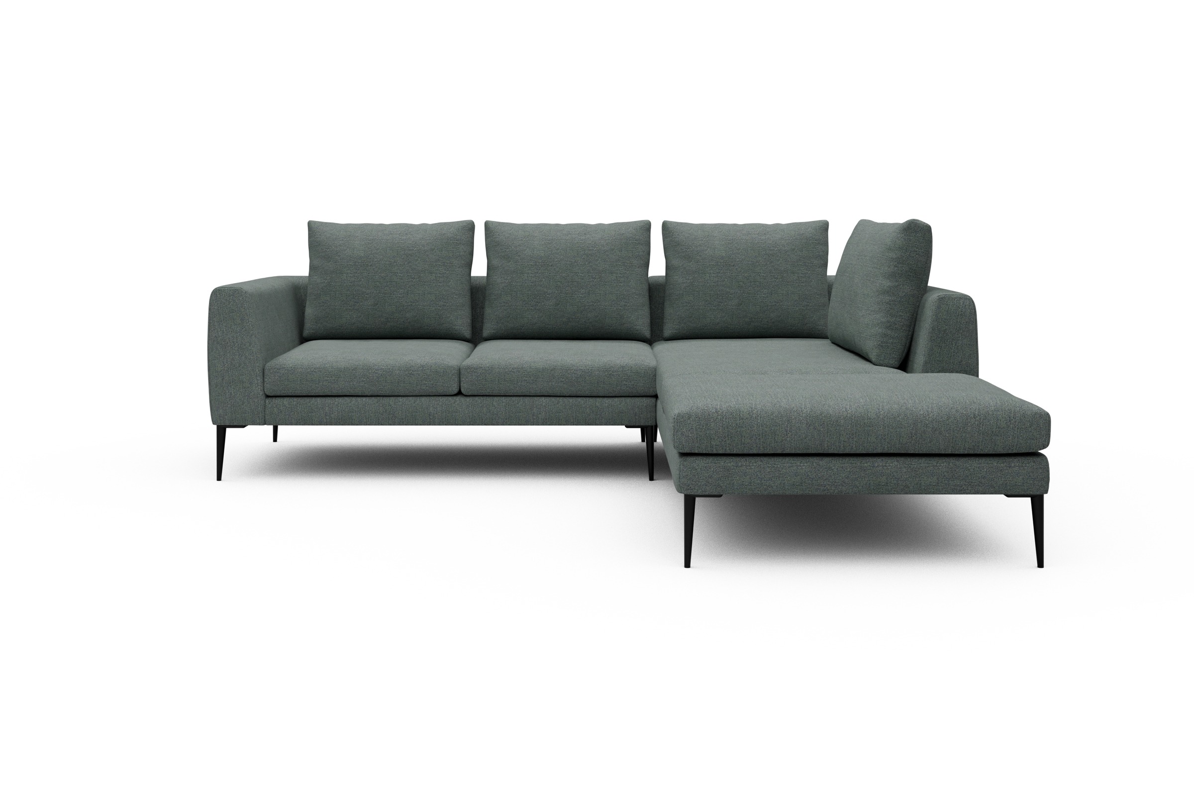 Skandi Home Ecksofa Paul Relax-Ecke rechts mit 2-Sitzer Carreno-Ice-Blue moebelfaktor