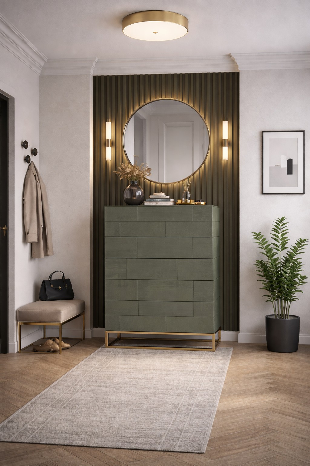 Livin Hill Highboard Rose Hill 59,5 cm