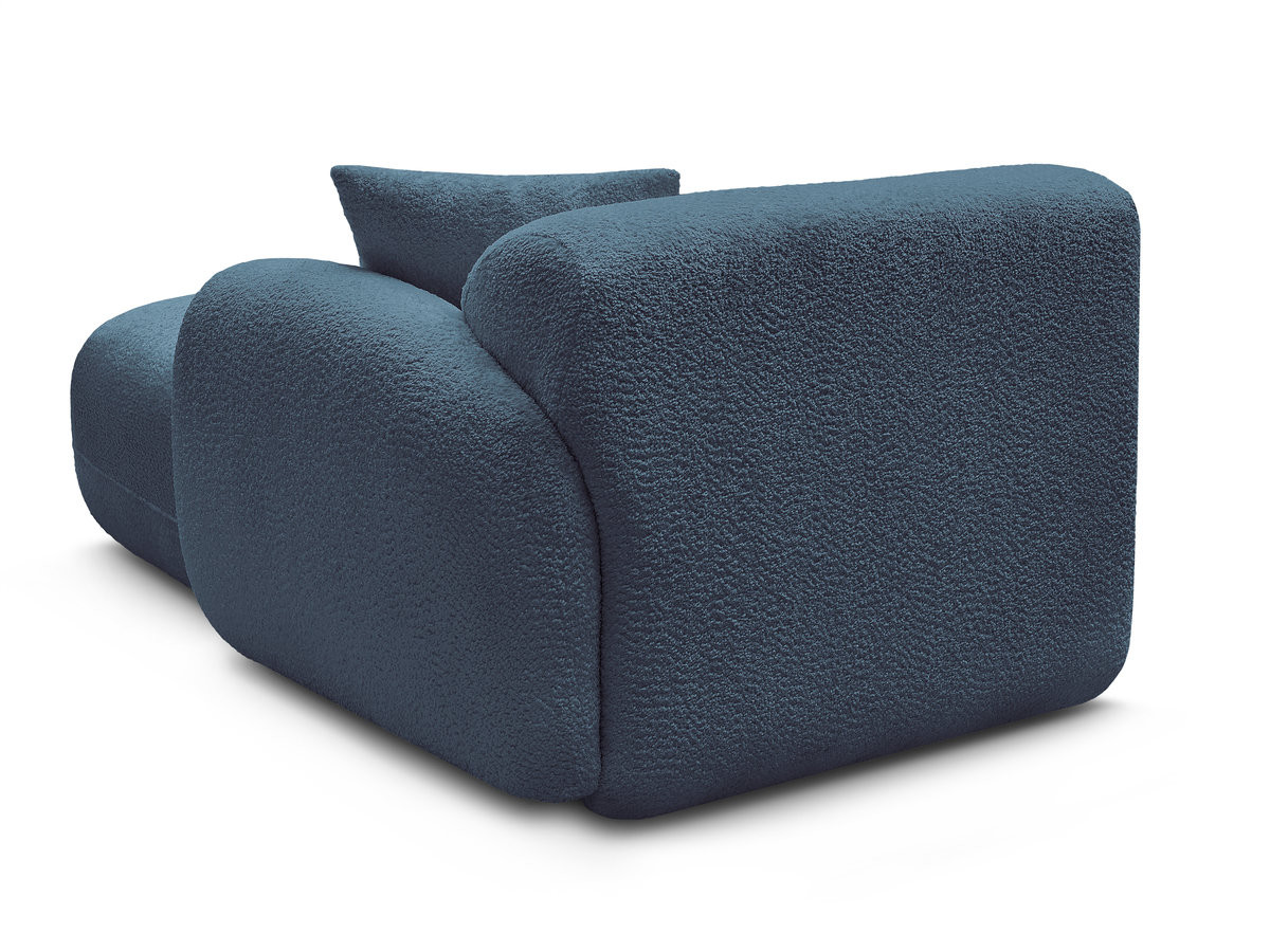 Bobochic Anda Méridienne-Modul Chenille Hellblau Ecke rechts