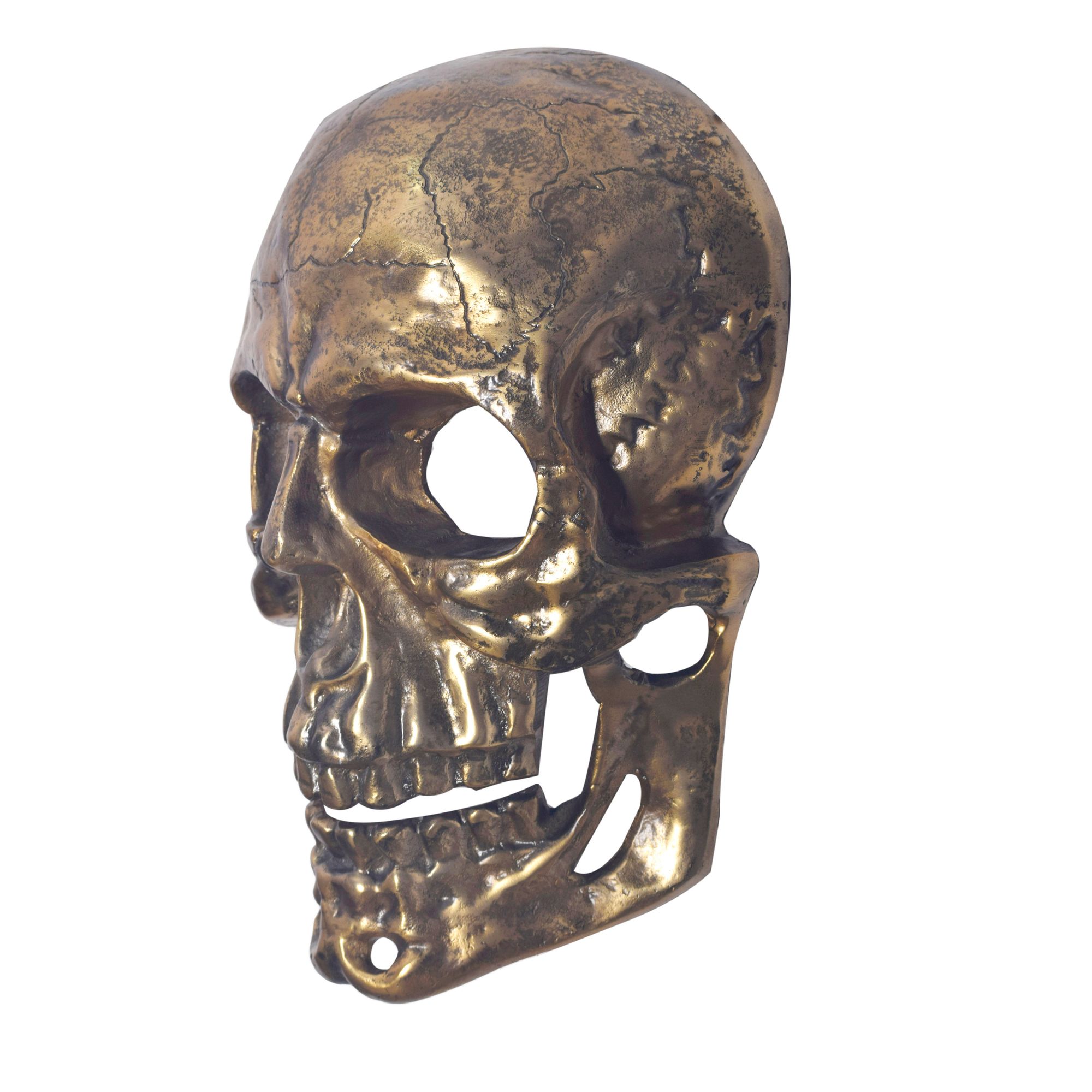 Wandobjekt Ibestad Aluminium Gold 30 × 15,5 × 41 cm