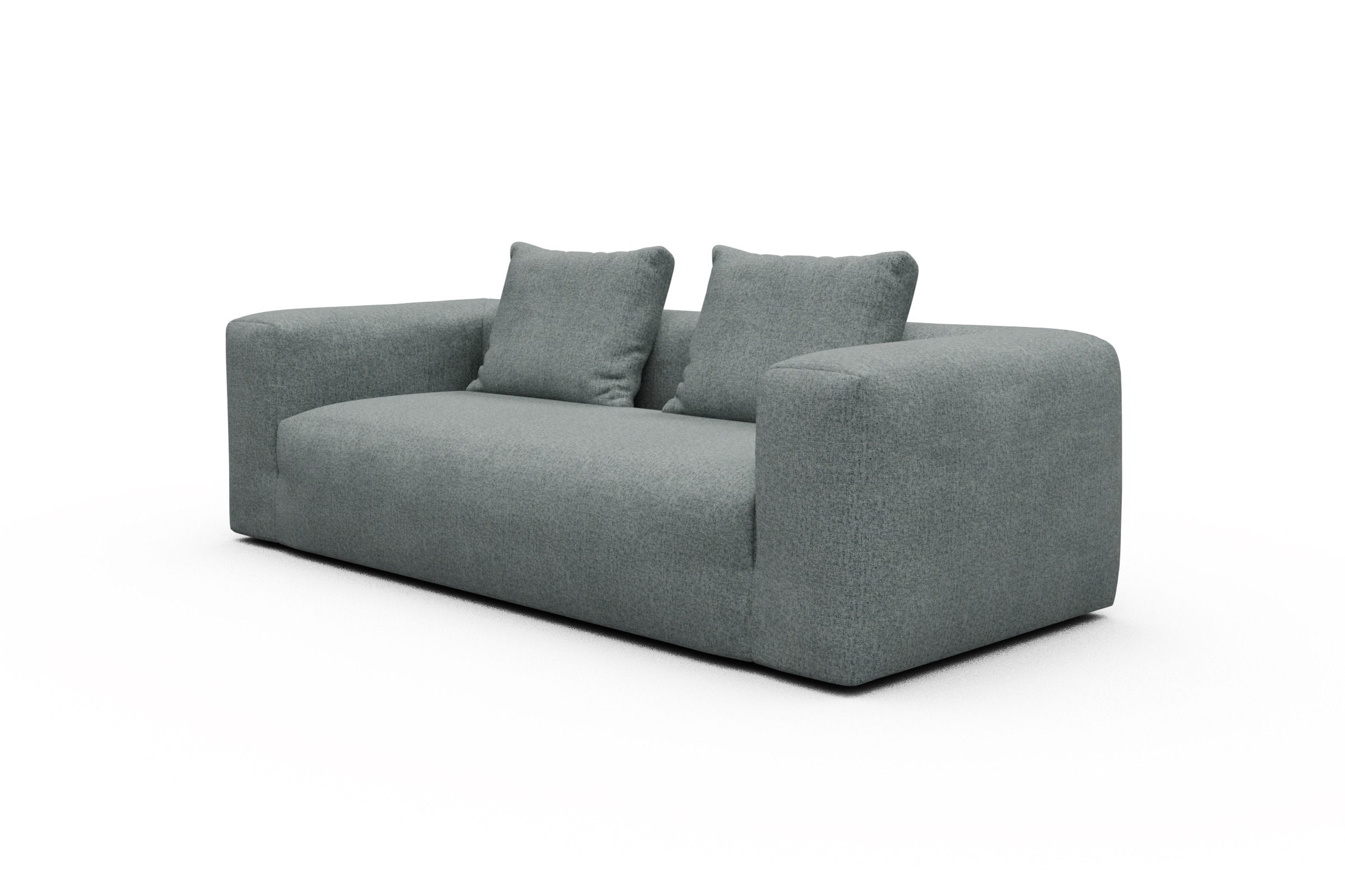 Sofa Fred 3-Sitzer Casone-Light-Mixed-Green