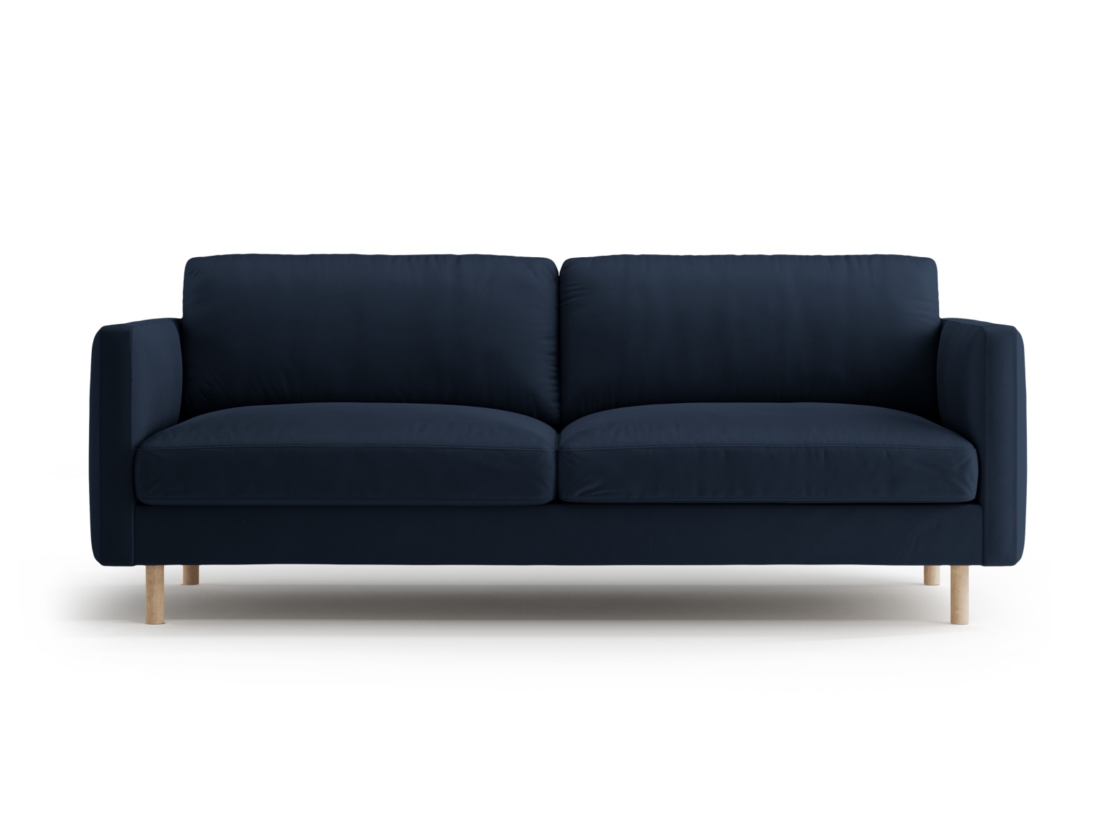 Micadoni Sofa Eden 3-Sitzer Samt Dunkelblau