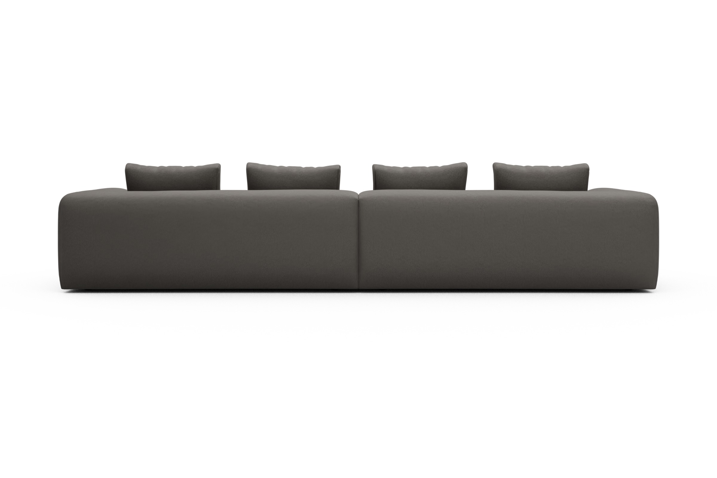 Sofa Modulares XXL Sofa Fred 5-Sitzer Satya-Taupe