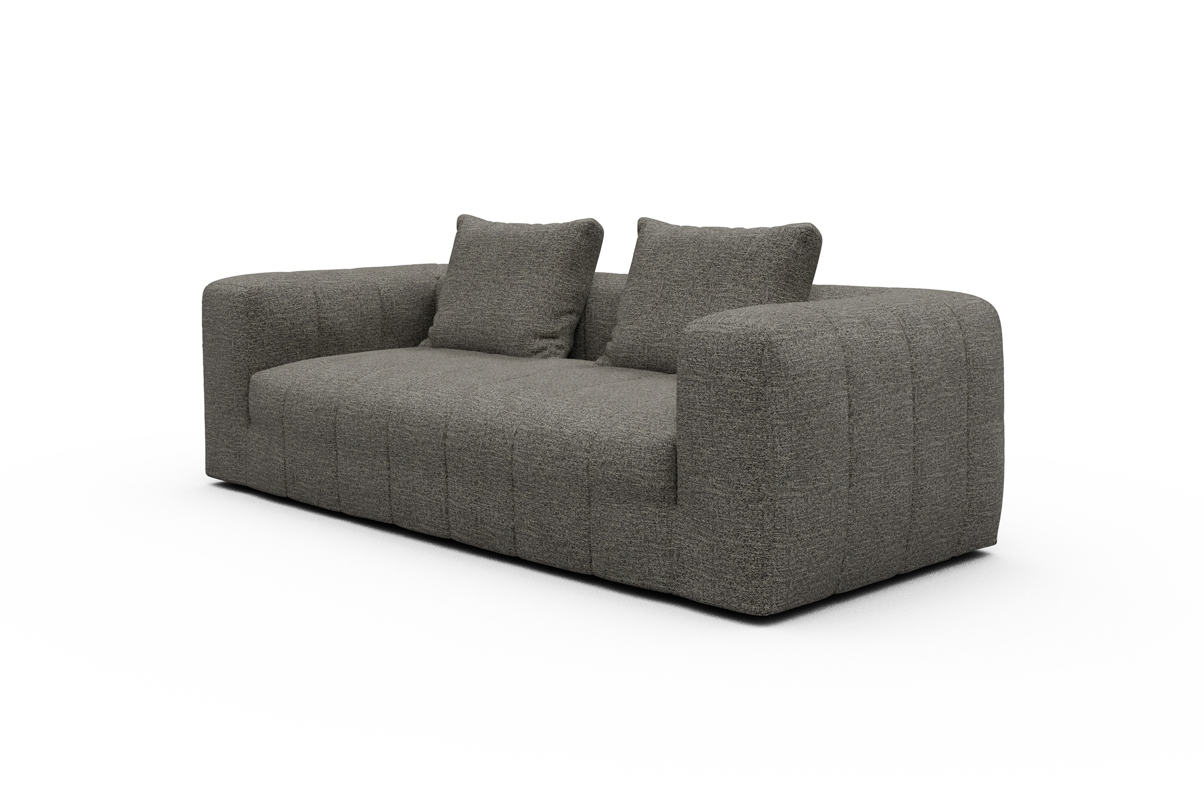 Sofa Hugo 3-Sitzer Carreno-Sepie-Brown