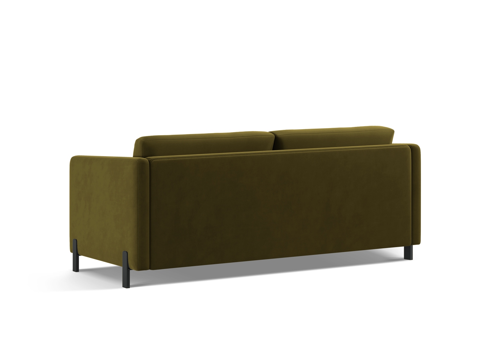 Micadoni Schlafsofa Gloria 2-Sitzer Samt Salvador Grün