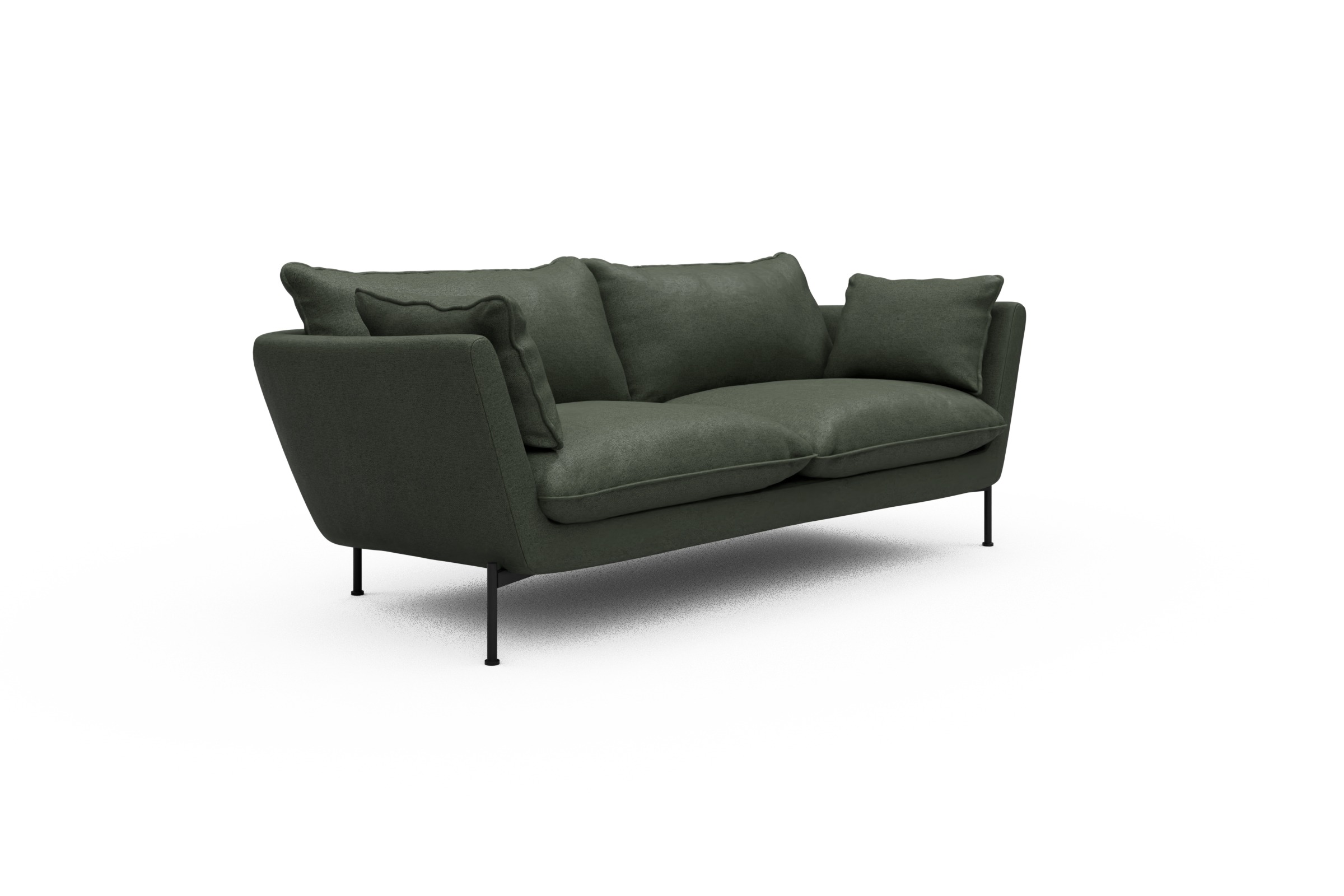 Sofa Anton PREMIUM 2-Sitzer Denari-Forest-Green