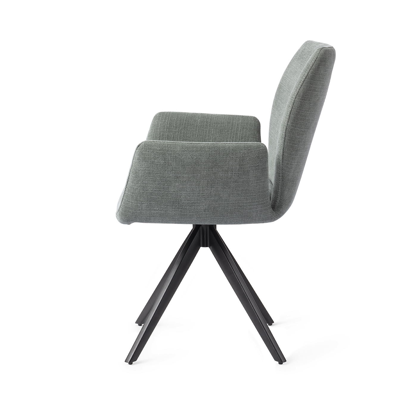 Jesper Home Esszimmerstuhl Misaki Breezy Blue Turn Schwarz