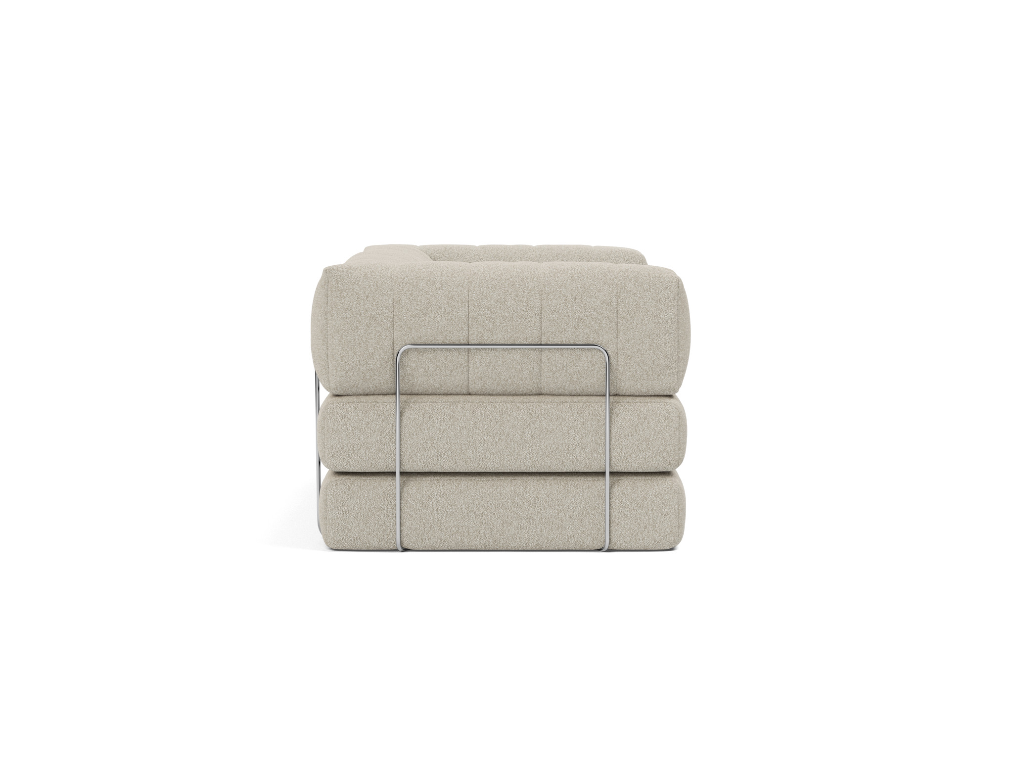 Schlafsofa CozyPad mit Armlehnen Boucle Skandi 539-Beige