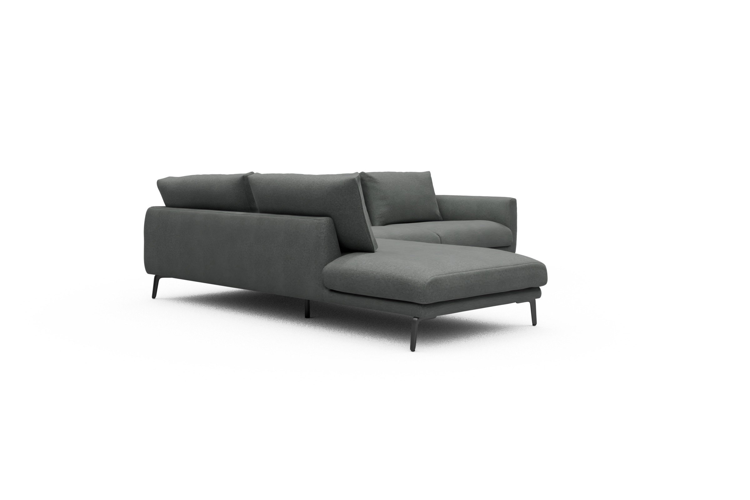 Ecksofa Karl Relax-Ecke links mit 2,5-Sitzer Satya-Steel