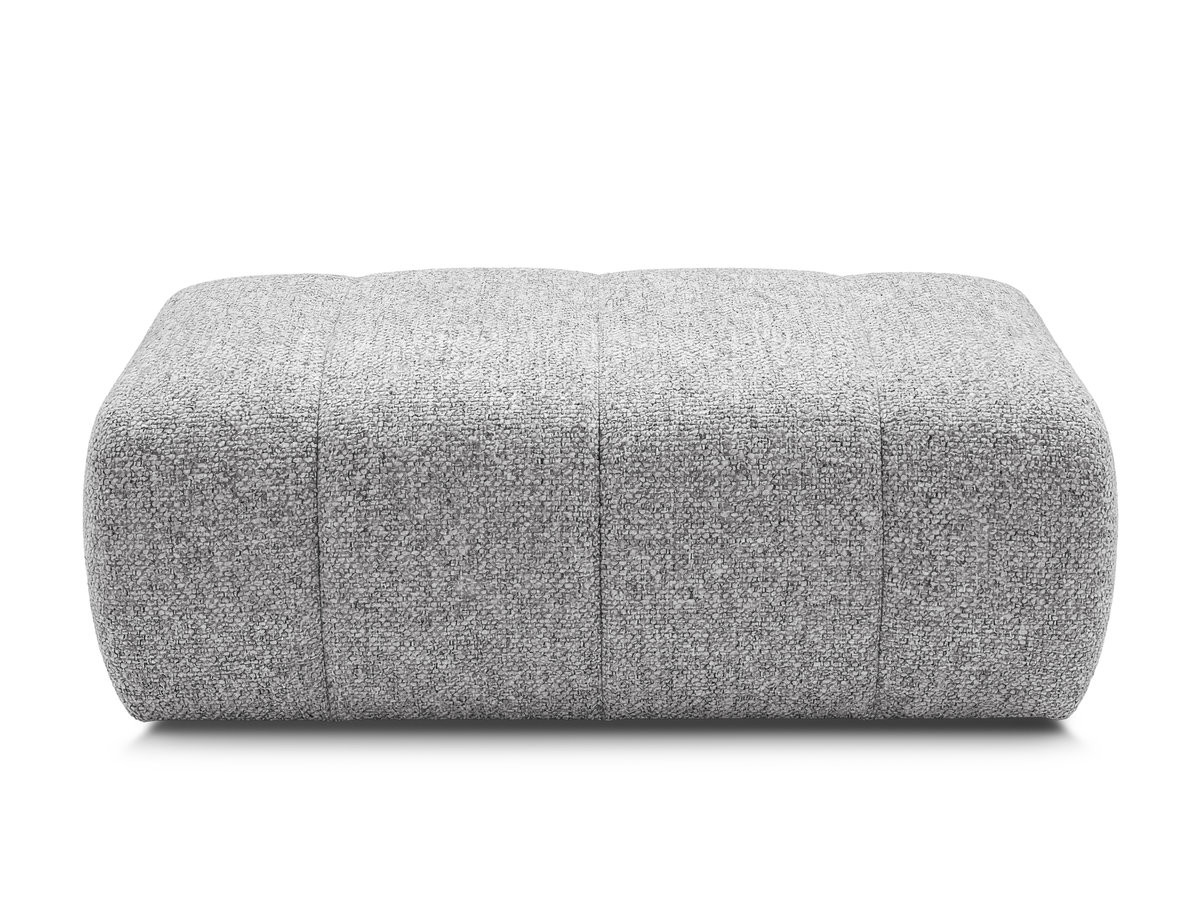 Bobochic Nesty Pouf Melange-Stoff Hellgrau