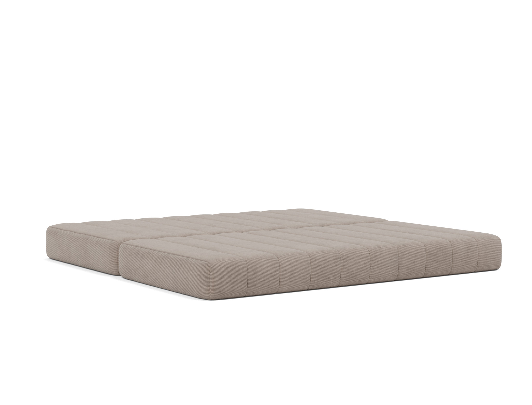 Schlafsofa CozyPad mit Armlehnen Kord Cordufine 318-Beige