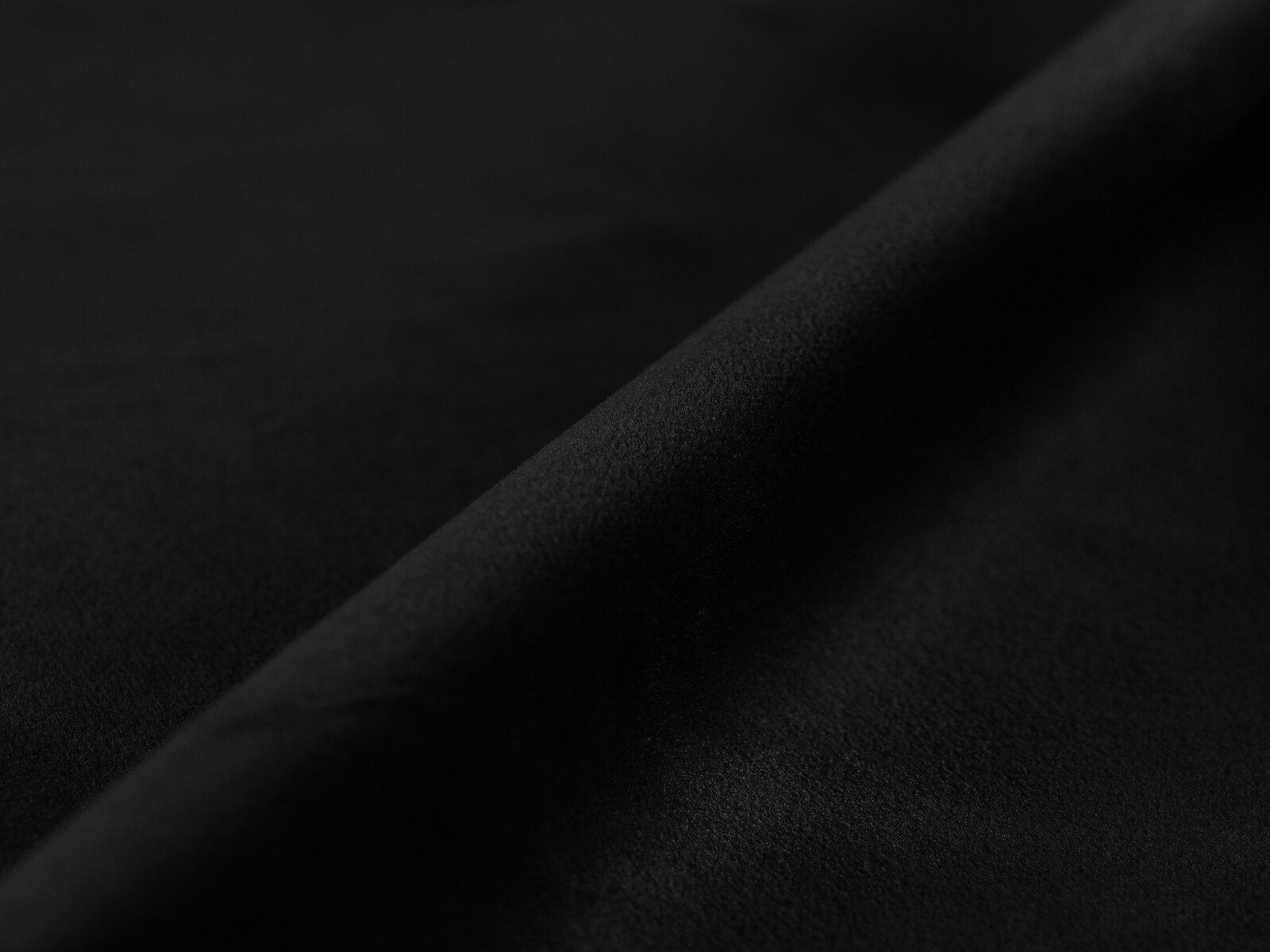 Micadoni Sofa Nuria 3-Sitzer Samt Schwarz