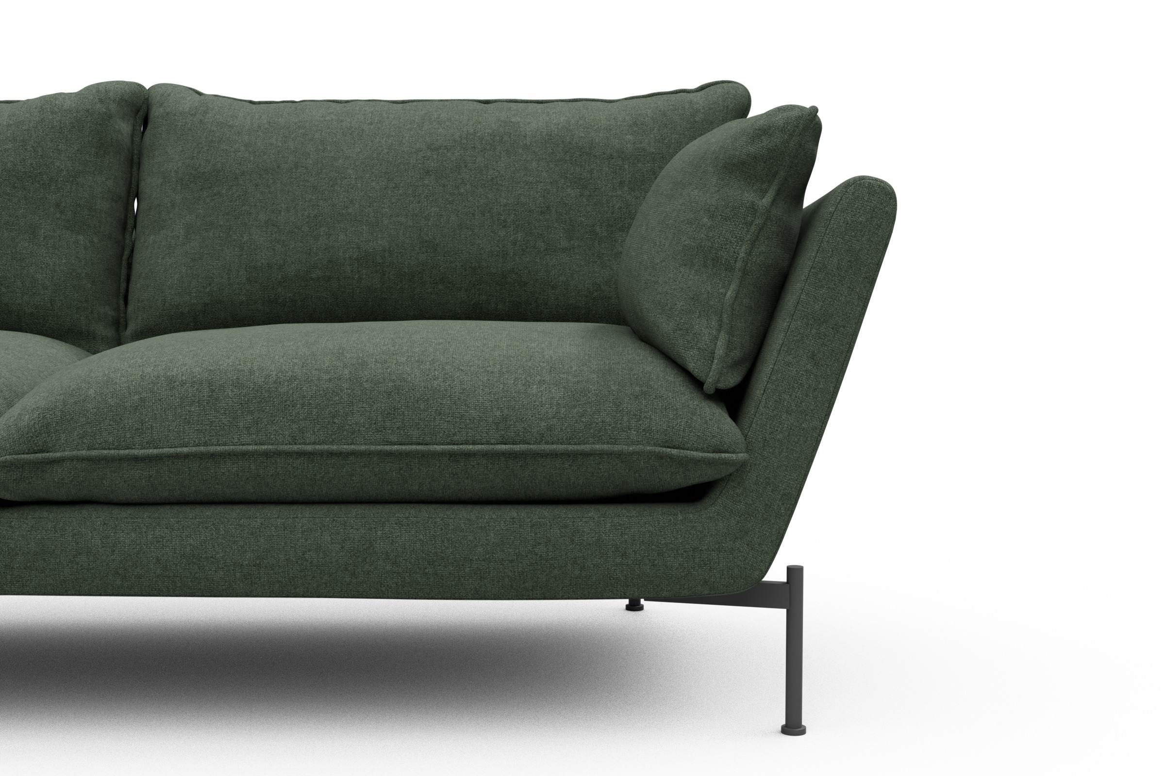 Sofa Anton PREMIUM 2-Sitzer Casone-Forest-Green