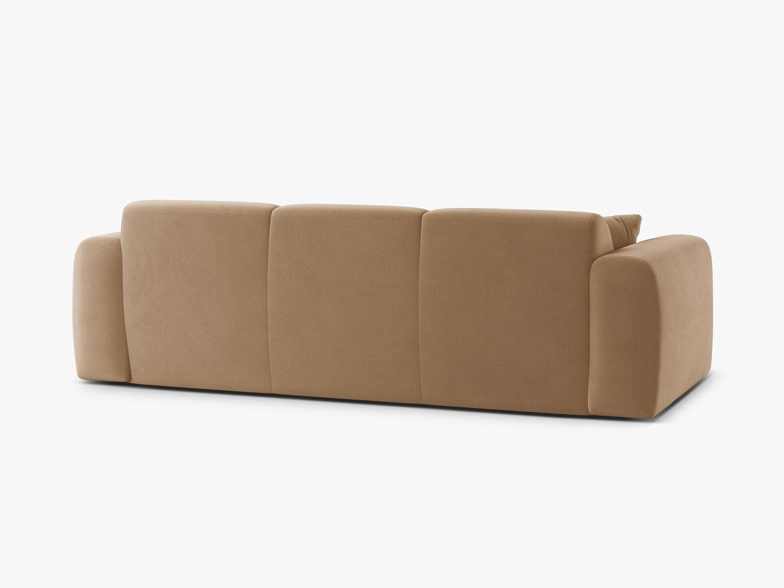 Micadoni Sofa Molino 3-Sitzer Samt Casino Sand