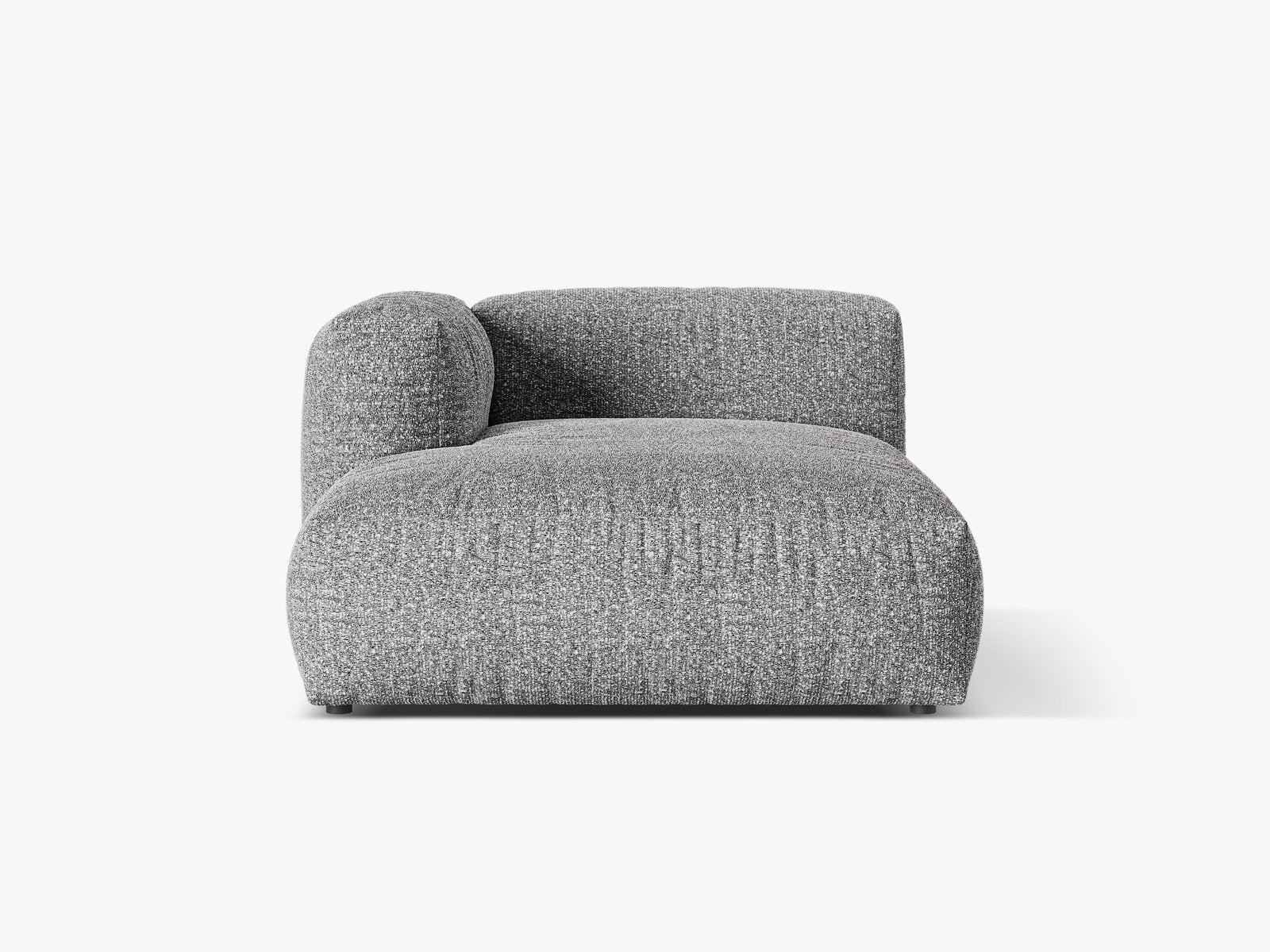 Micadoni Recamiere Martina 1-Sitzer Links Boucle Monet Graphit