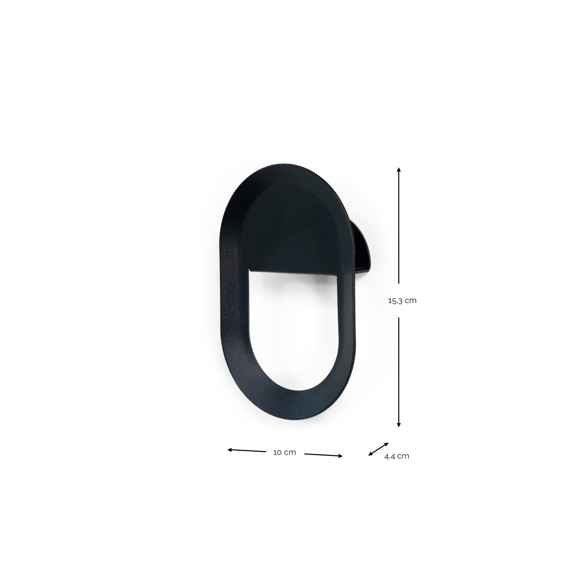 Spinder Design Wandhaken Coucou Schwarz