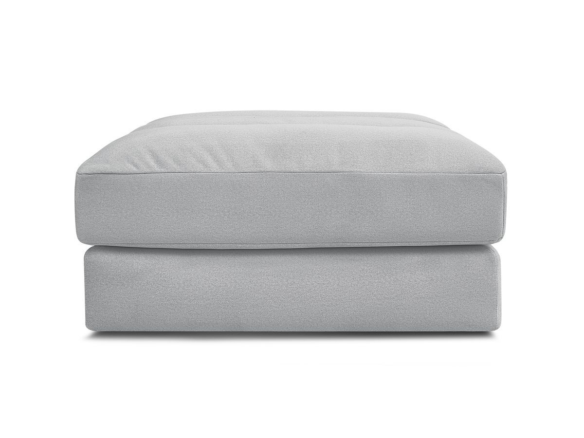 Bobochic Sierra Pouf Samt Hellgrau