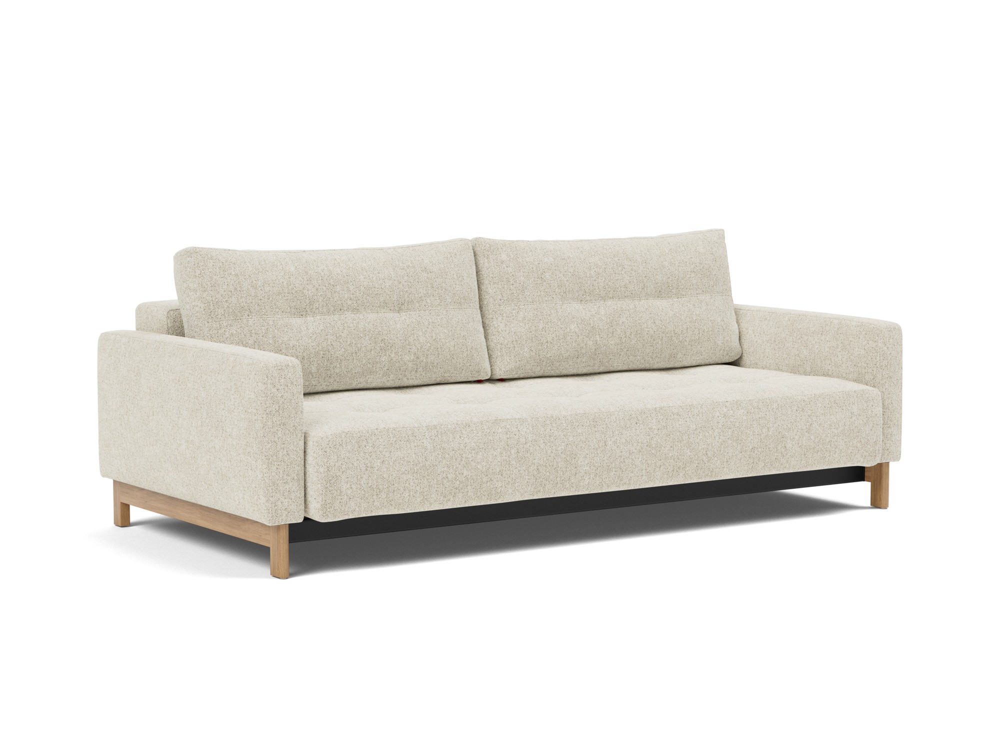 Schlafsofa Pyxis D.E.L. Strukturierter Stoff Taura 357-Off-White