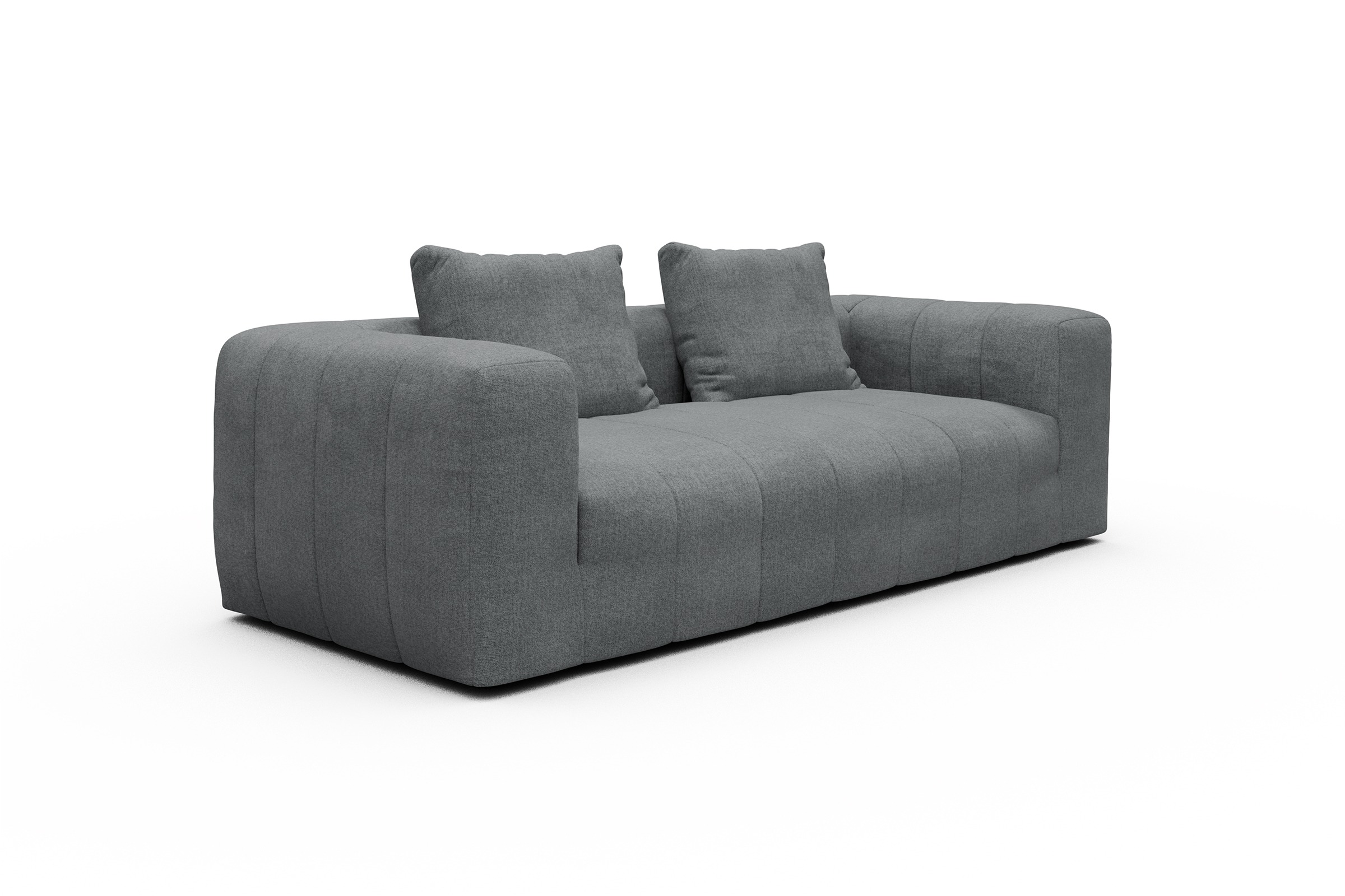 Sofa Hugo 3-Sitzer Casone-Gravel-Grey
