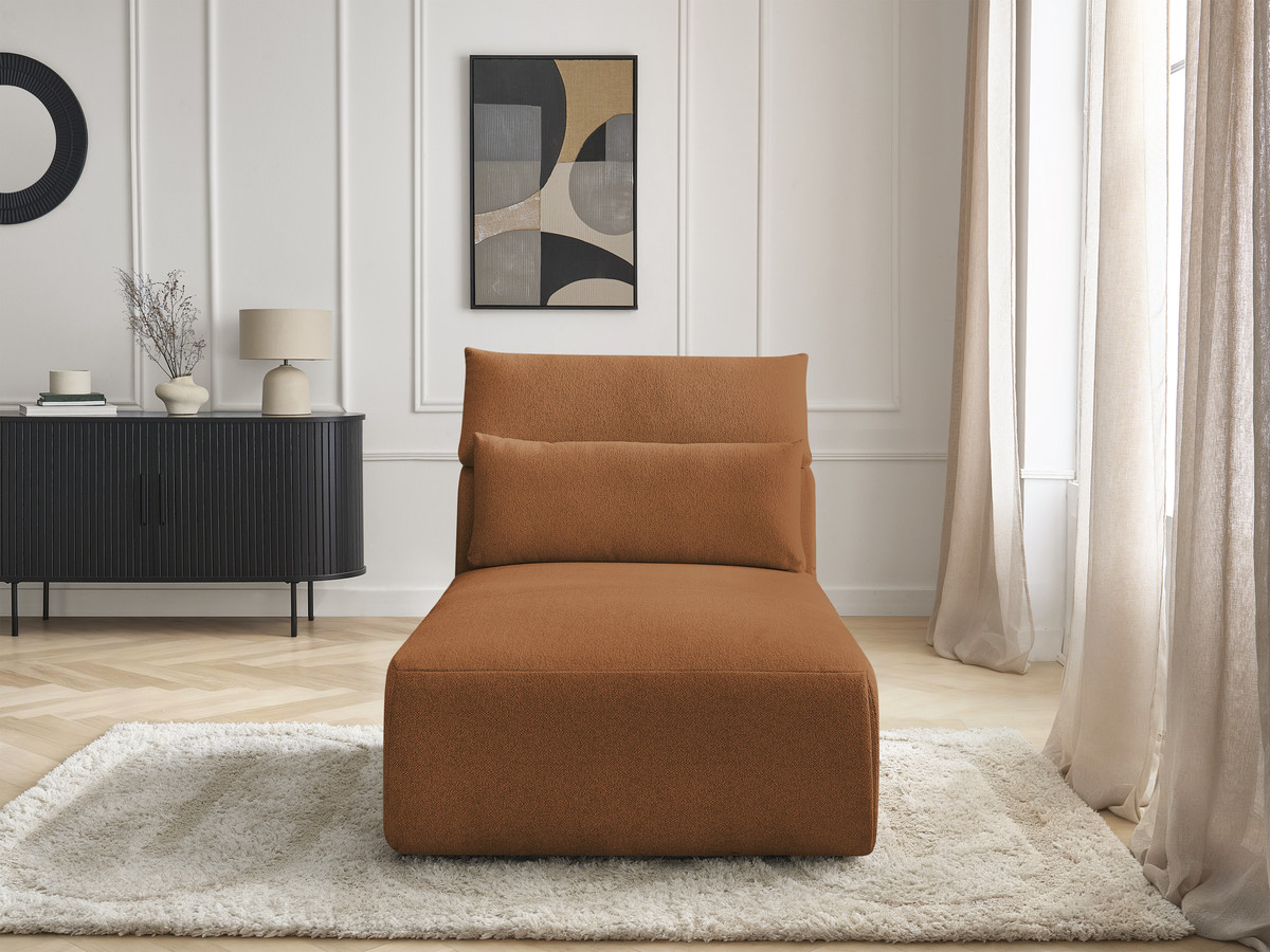 Bobochic Jana Méridienne-Modul Melange-Stoff Orange