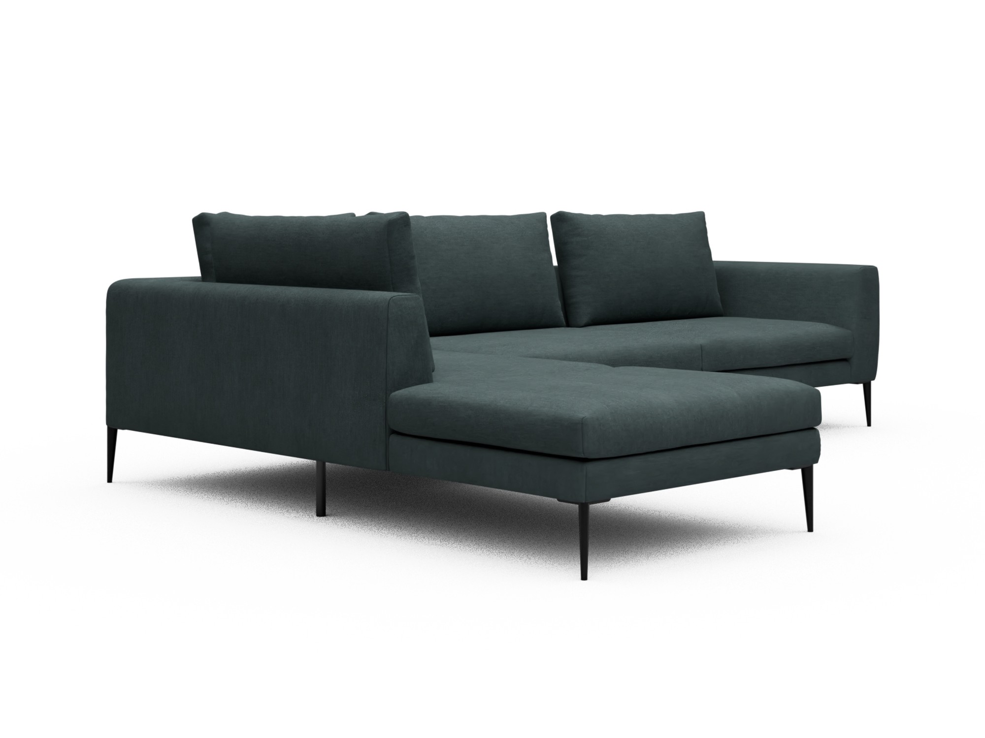 Skandi Home Ecksofa Paul Relax-Ecke links mit 3-Sitzer Vivus-Blue moebelfaktor
