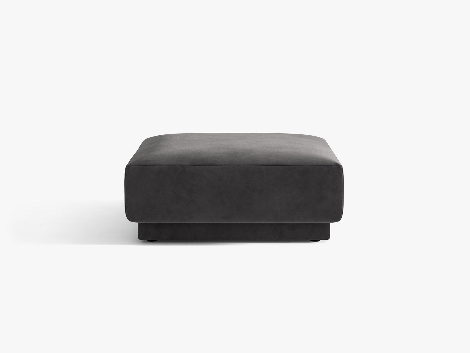 Micadoni Hocker Miley 1-Sitzer Samt Bluvel Grau