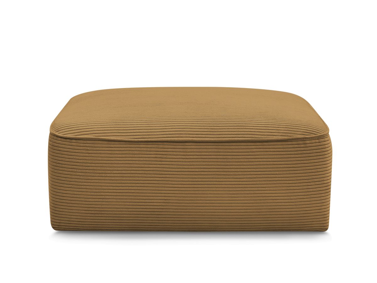 Bobochic Leopold Pouf Cordsamt Gelb