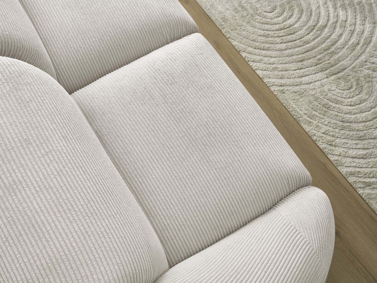 Bobochic Tina Sofa 2-Sitzer Cordsamt Beige