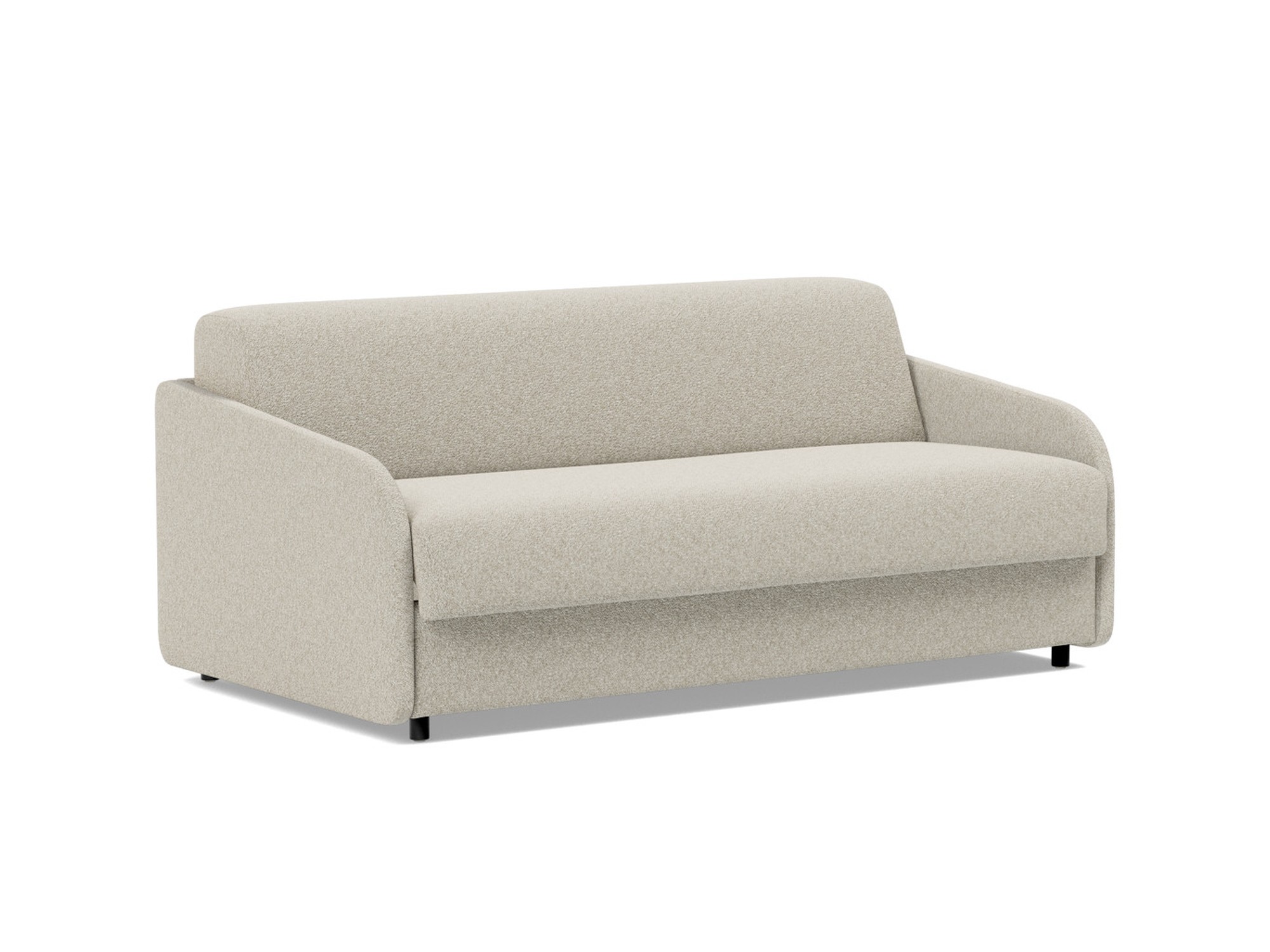 Schlafsofa Eivor mit Memory-Matratze 140 Boucle Skandi 539-Beige