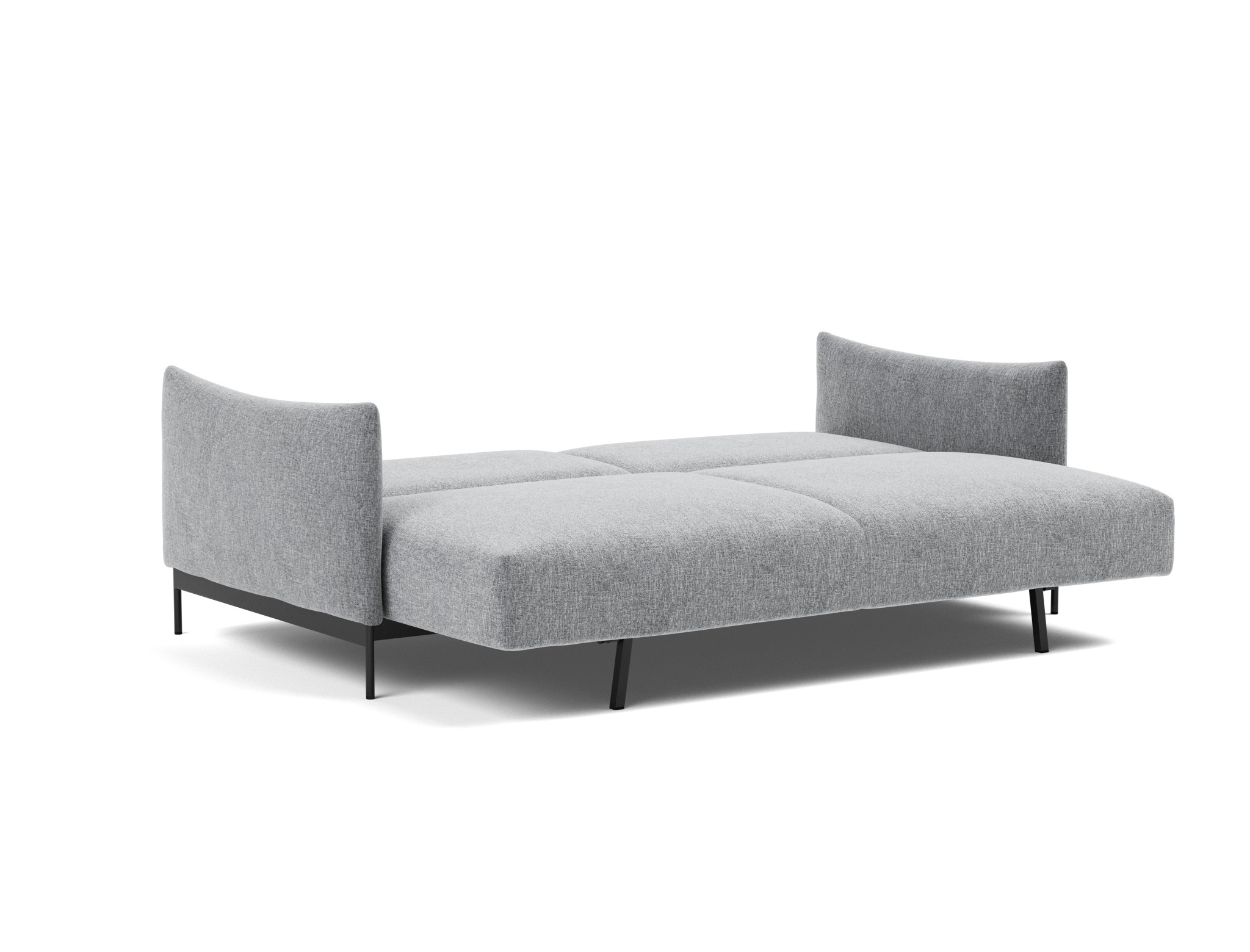 Schlafsofa Malloy Strukturierter Stoff Twist 565-Granite