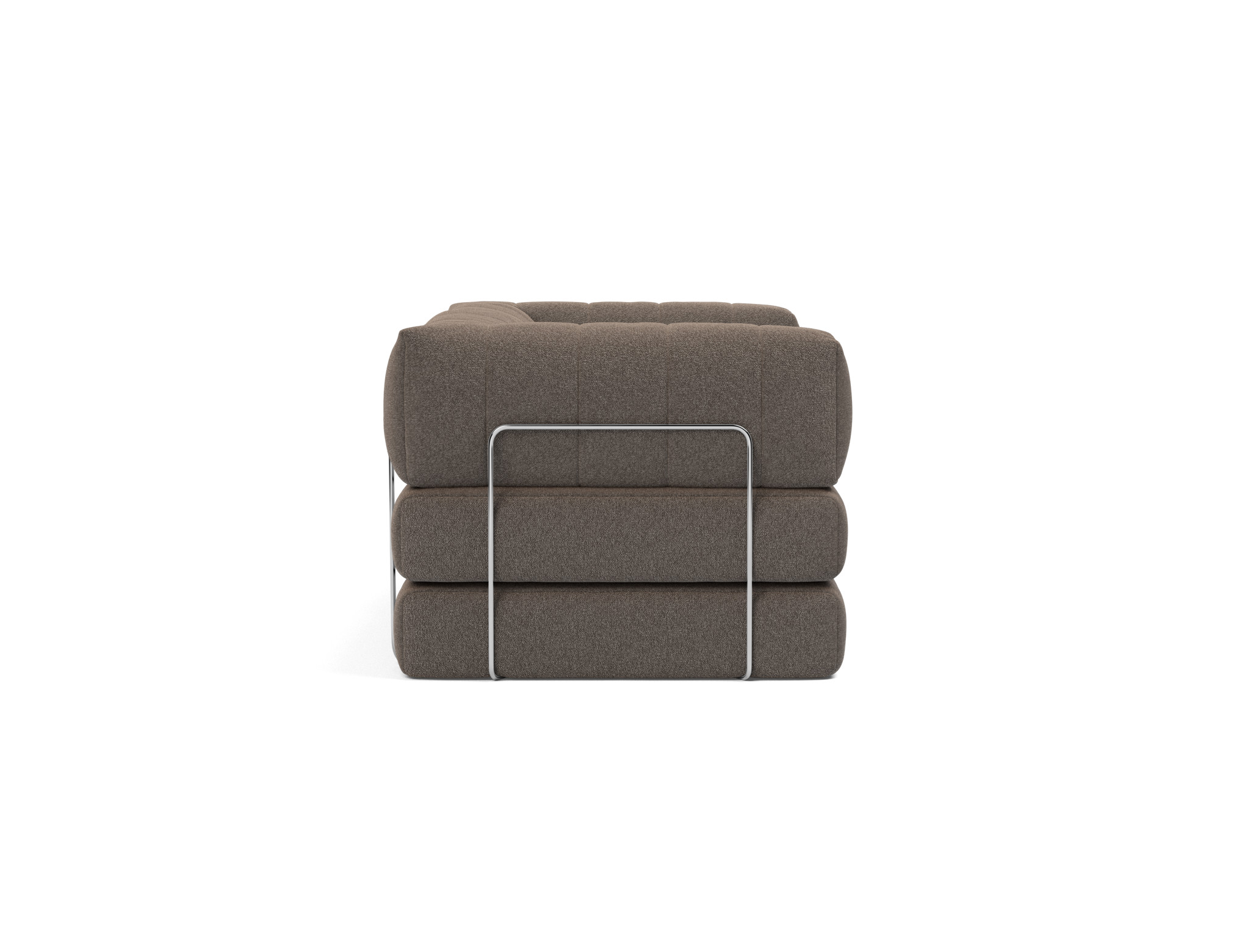 Schlafsofa CozyPad mit Armlehnen Boucle Skandi 530-Taupe