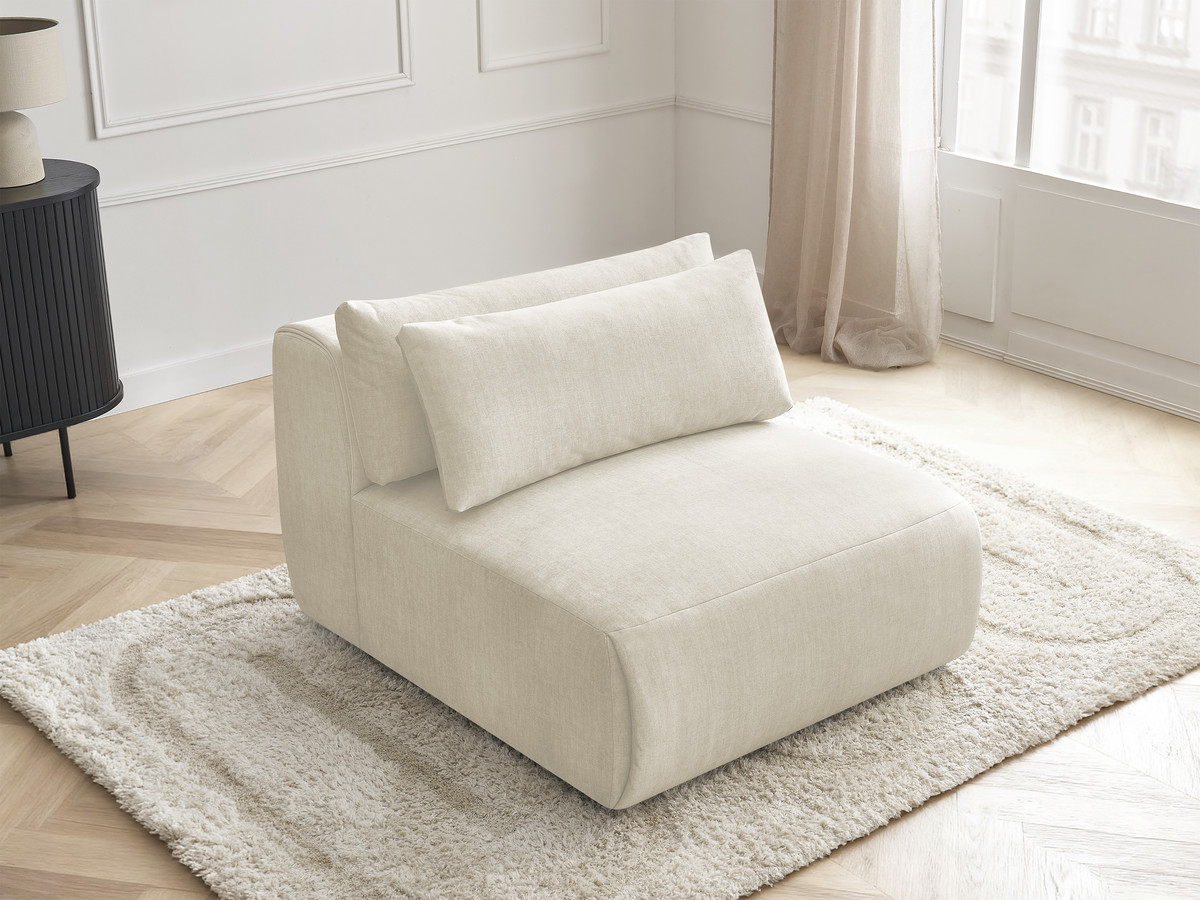 Bobochic Jana Sofamodul 1-Sitzer Samt Beige