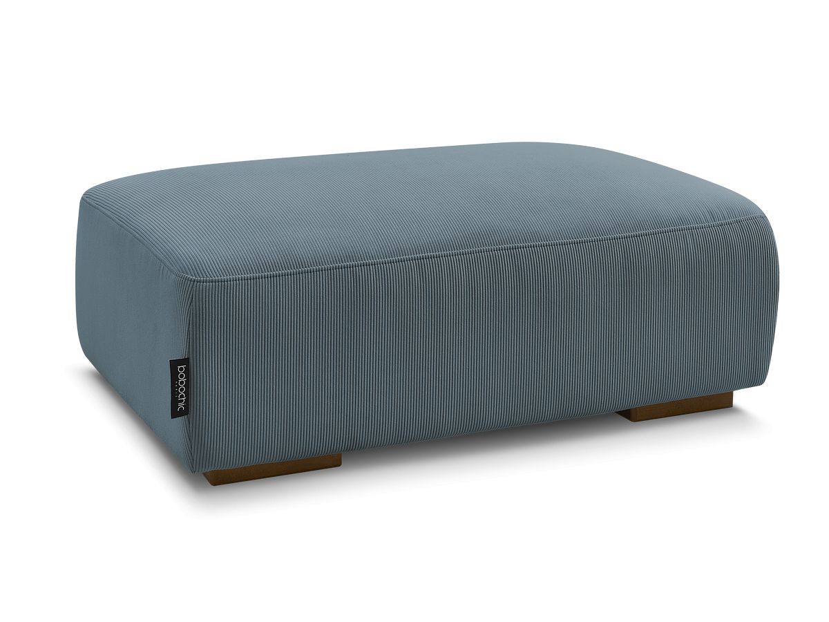 Bobochic Sidonie Pouf Cordsamt Dunkelblau