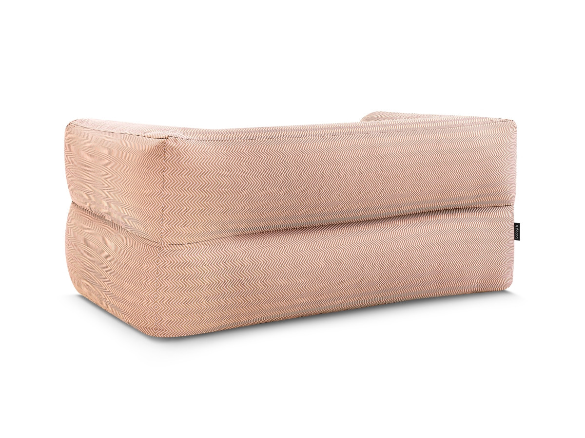 Bobochic Nour Gartensofa 2-Sitzer Stoff Orange