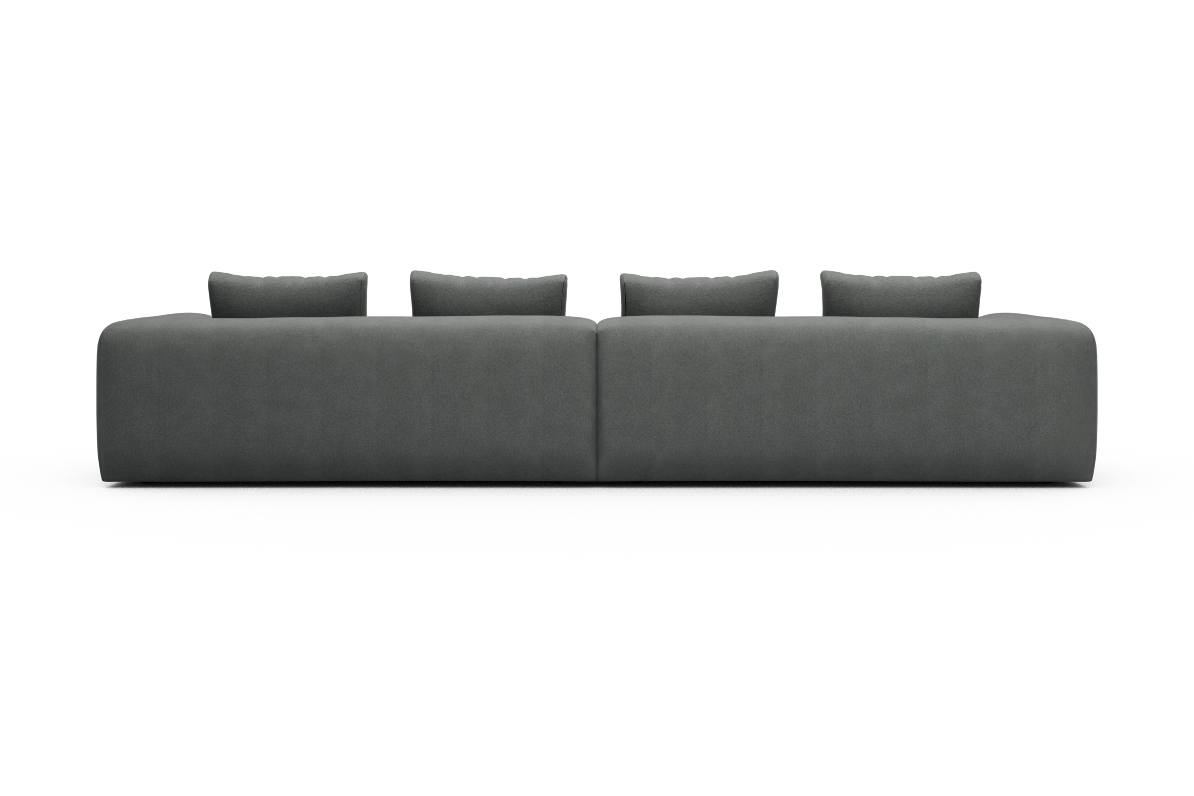 Sofa Modulares XXL Sofa Fred 5-Sitzer Satya-Steel