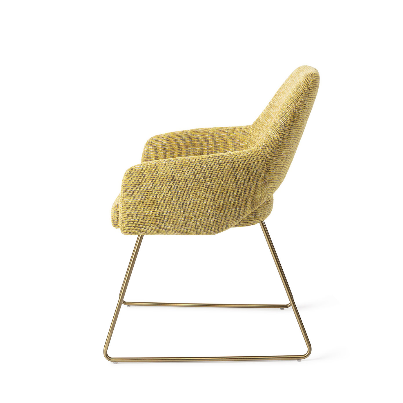 Jesper Home Esszimmerstuhl Yanai Lemon Lines Slide Gold