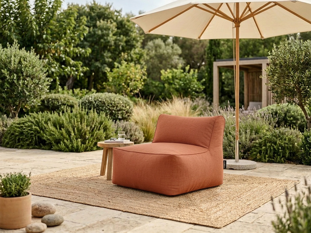 Bobochic Riviera Sofamodul 1-Sitzer Stoff Orange
