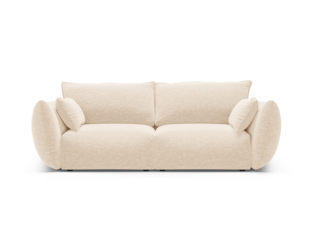Cosmopolitan Design Sofa Matera 2-Sitzer Chenille Eden Helles Beige