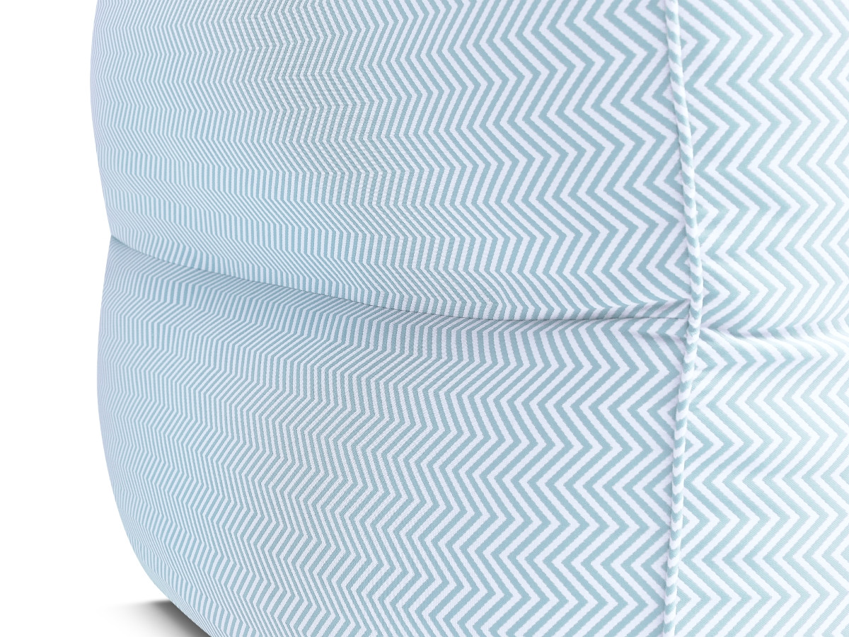 Bobochic Nour Gartensofa 2-Sitzer Stoff Hellblau